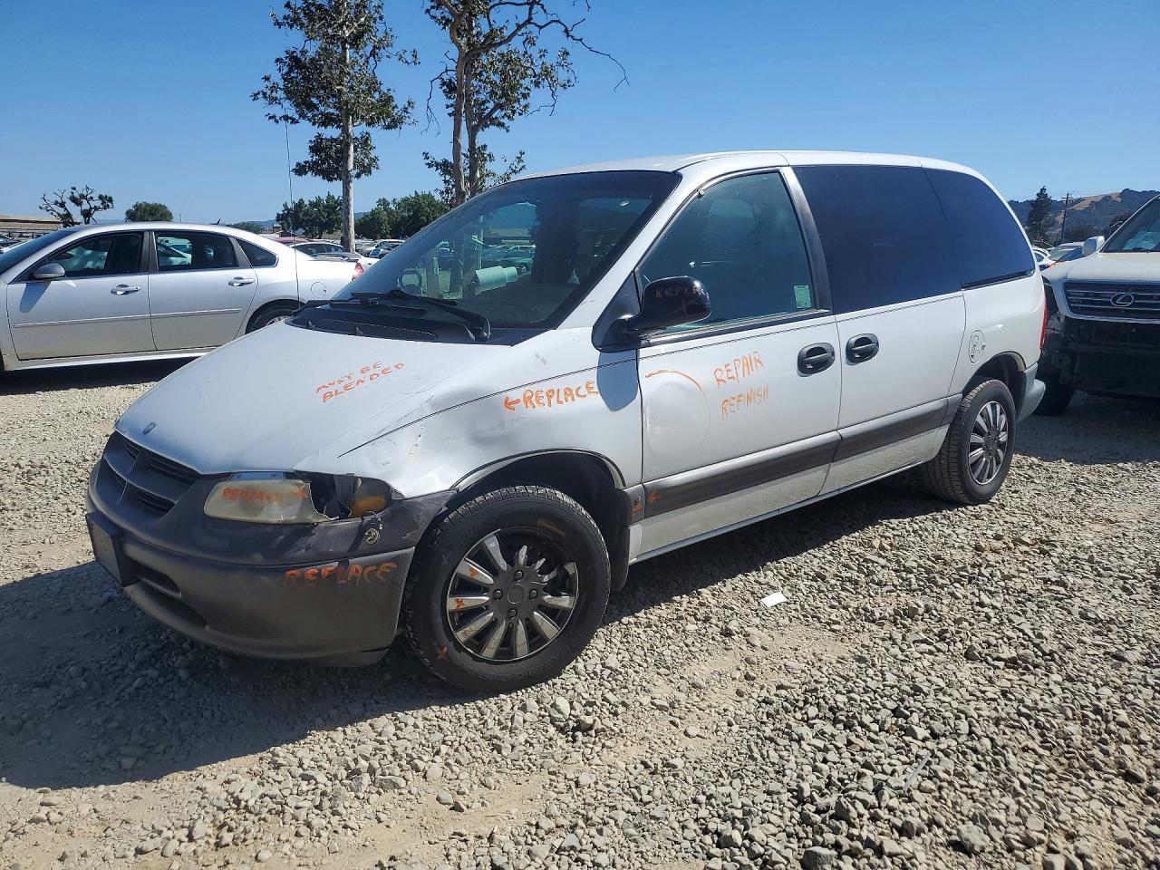 1998 Dodge Caravan Se White vin: 1B4GP45R5WB721532