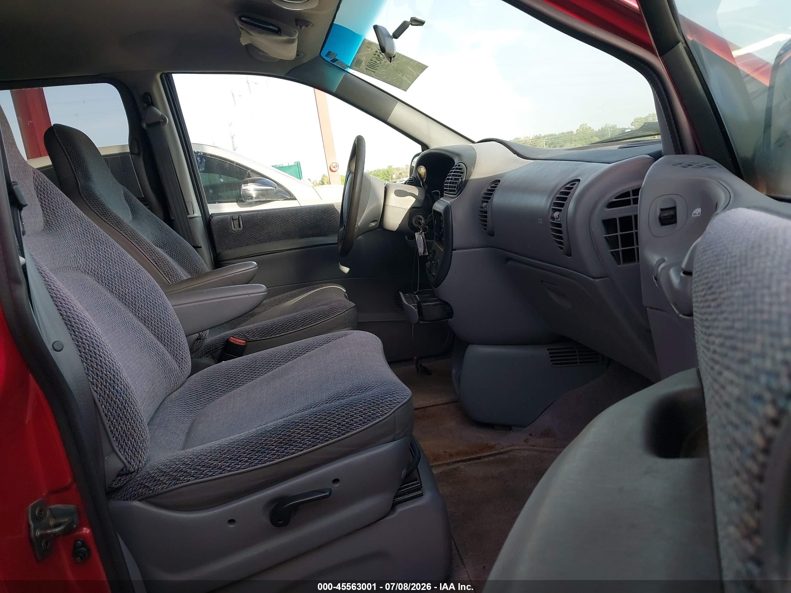 1996 Dodge Caravan Se/sport Red vin: 1B4GP45R9TB419205