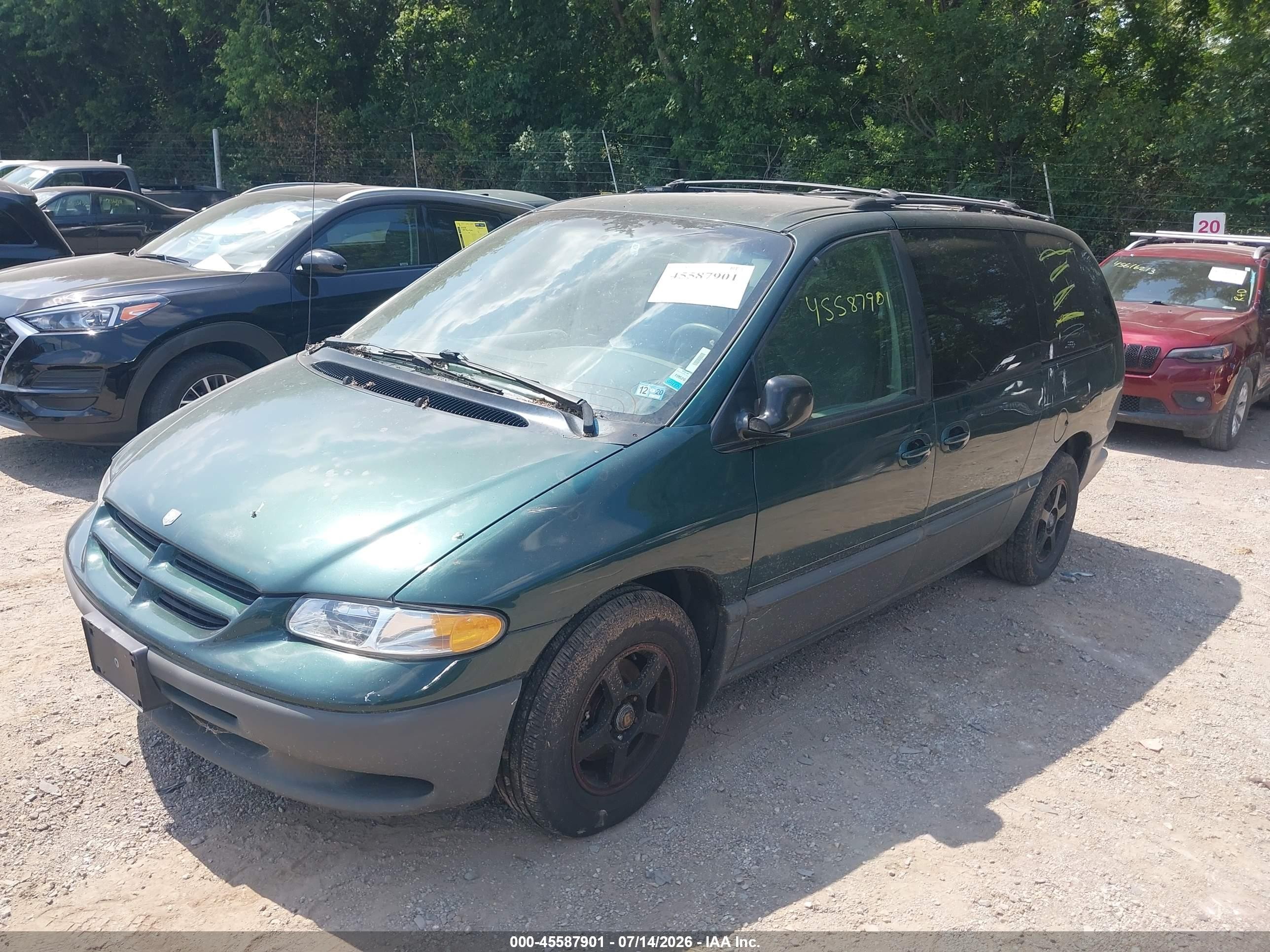 1997 Dodge Grand Caravan Le/es Green vin: 1B4GP54L1VB215682
