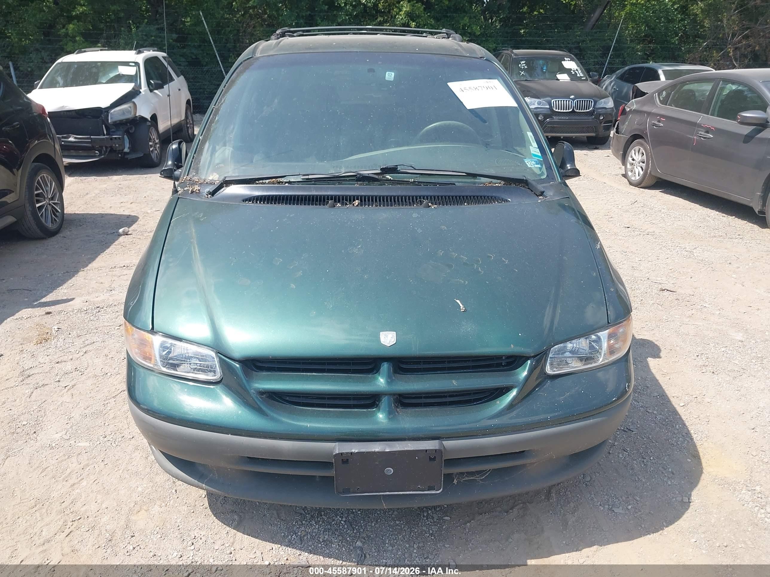 1997 Dodge Grand Caravan Le/es Green vin: 1B4GP54L1VB215682