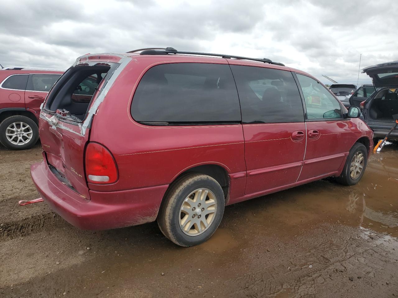 1997 Dodge Grand Caravan Le Red vin: 1B4GP54L1VB378249