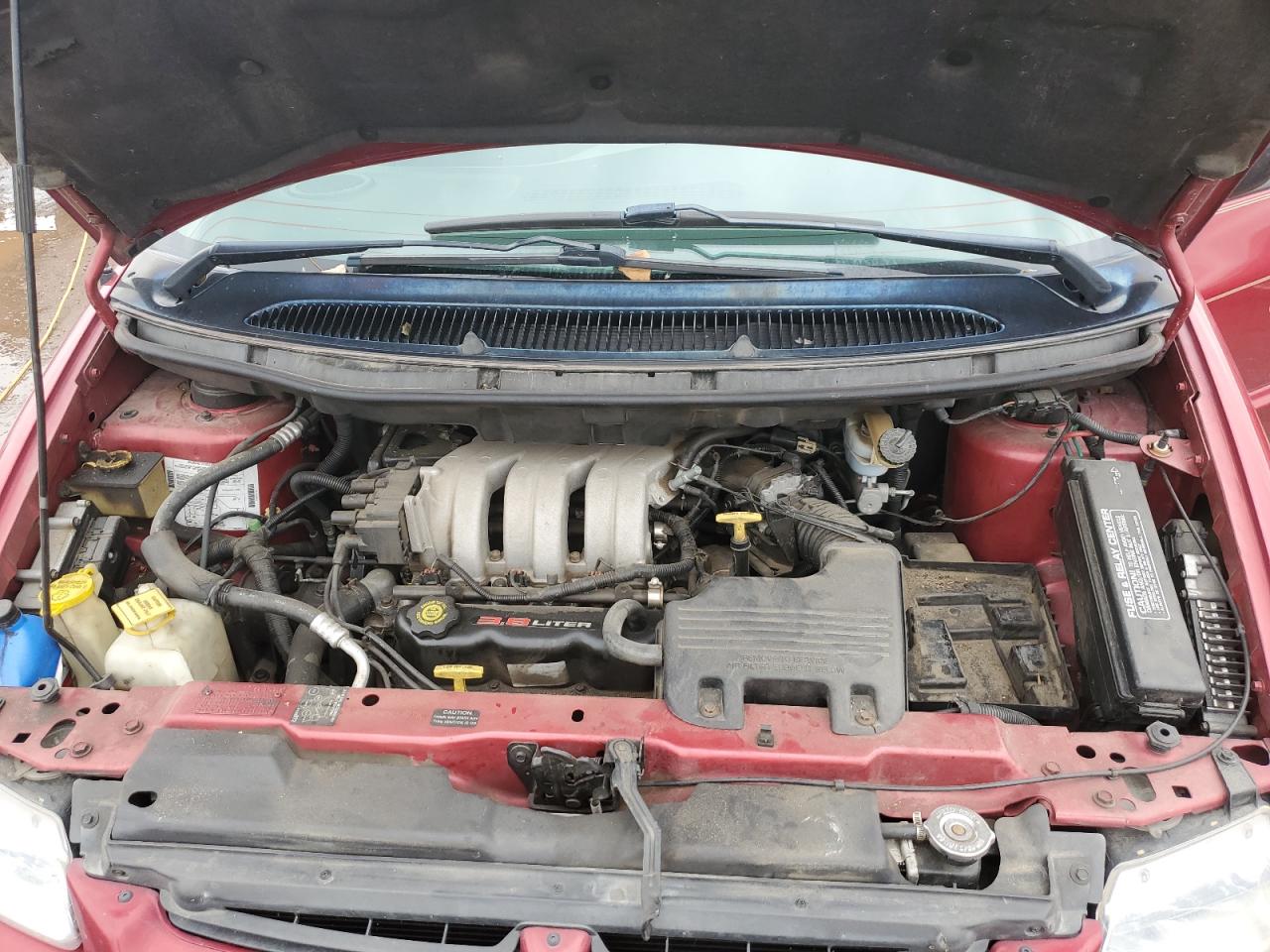 1997 Dodge Grand Caravan Le Red vin: 1B4GP54L1VB378249