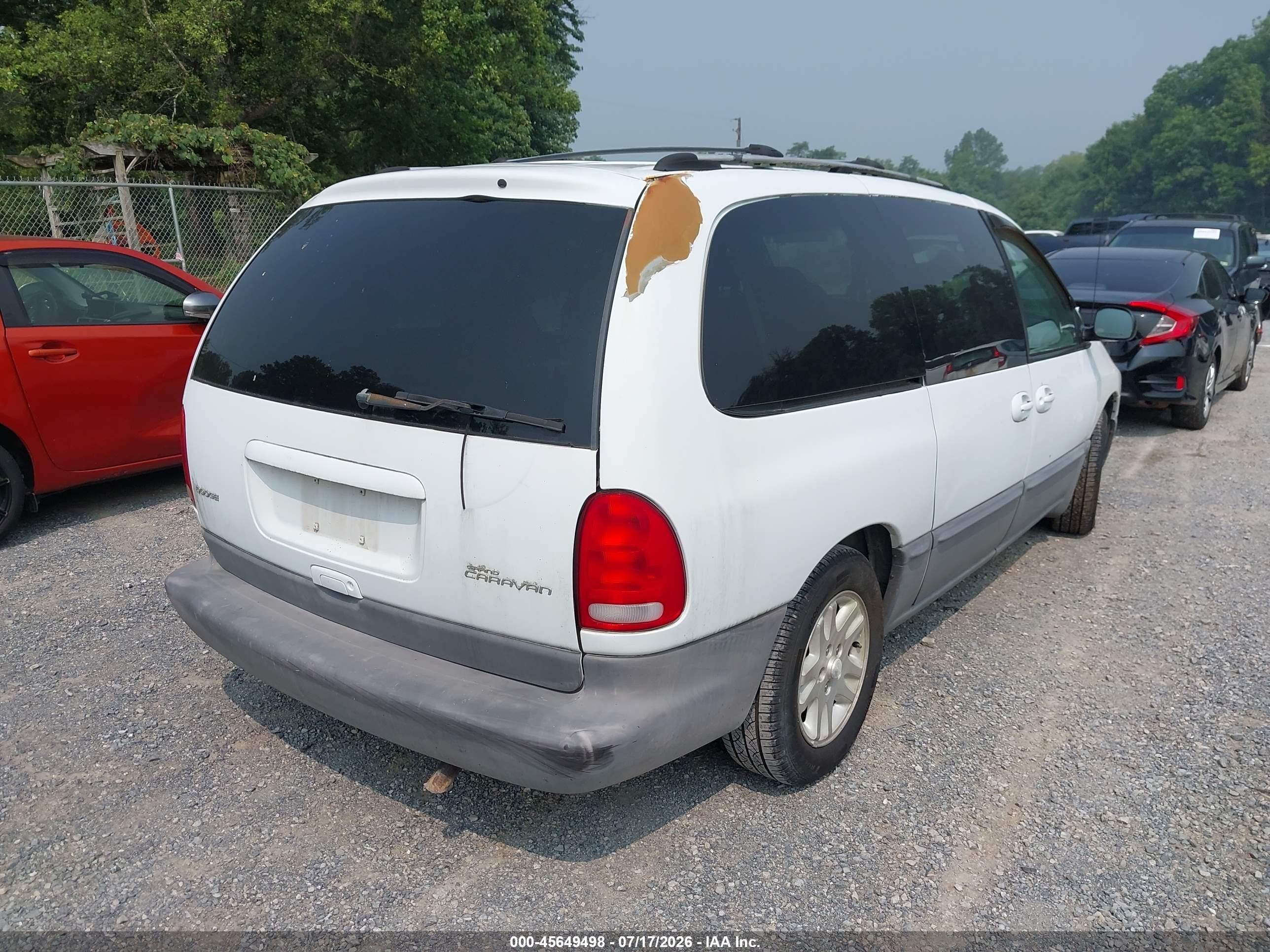 1996 Dodge Grand Caravan Le/es Белый vin: 1B4GP54L3TB444586