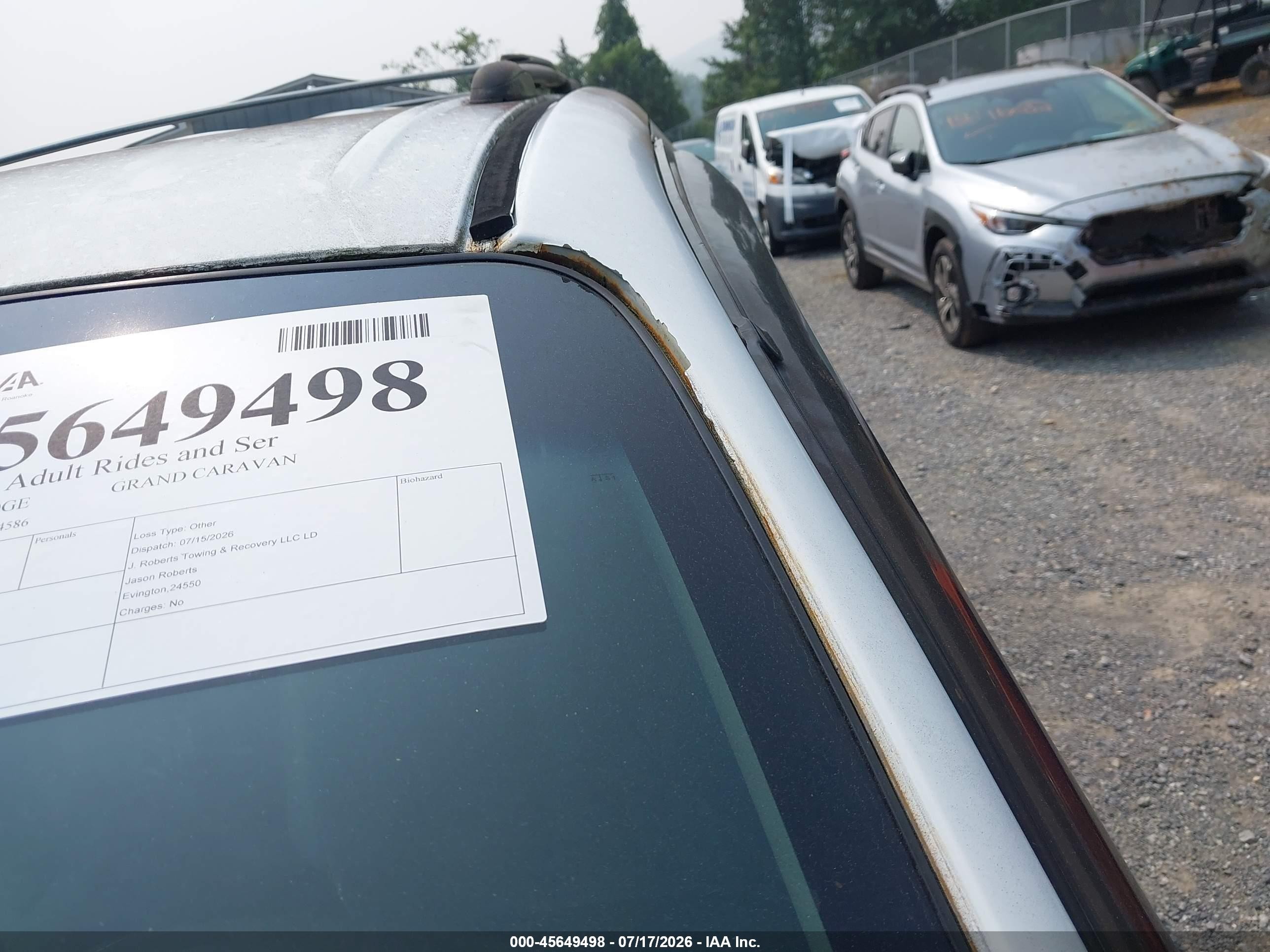 1996 Dodge Grand Caravan Le/es Белый vin: 1B4GP54L3TB444586