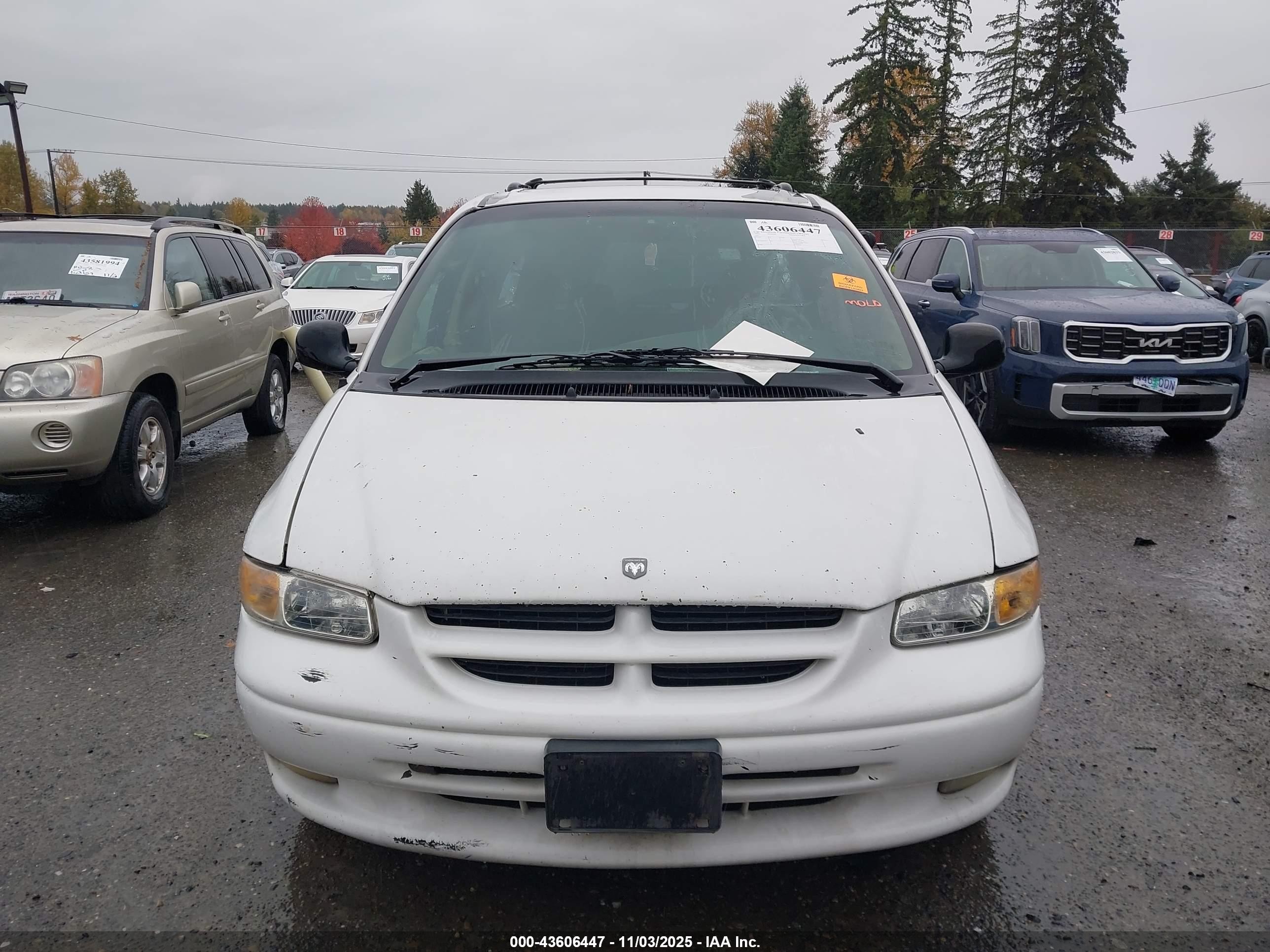1996 Dodge Grand Caravan Le/es Белый vin: 1B4GP54L4TB393941