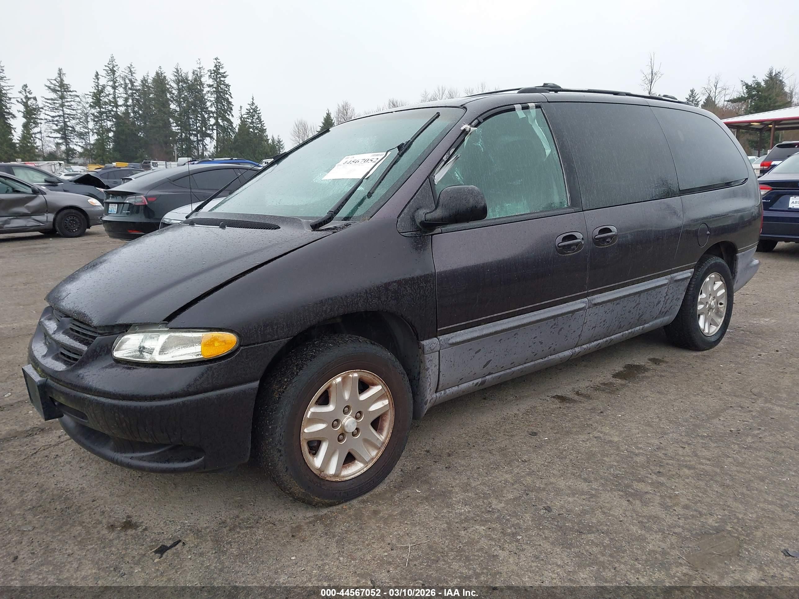1996 Dodge Grand Caravan Le/es Gray vin: 1B4GP54L5TB406826