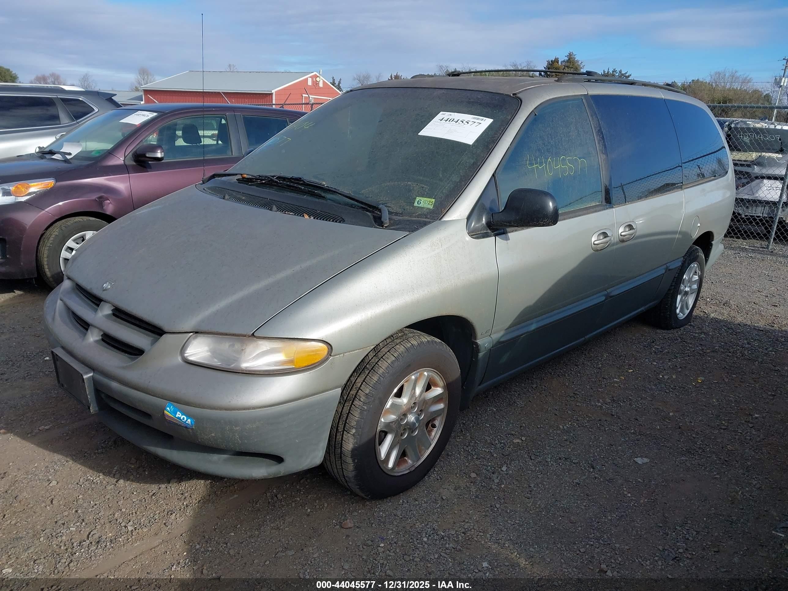 1996 Dodge Grand Caravan Le/es Серебряный vin: 1B4GP54R9TB446248