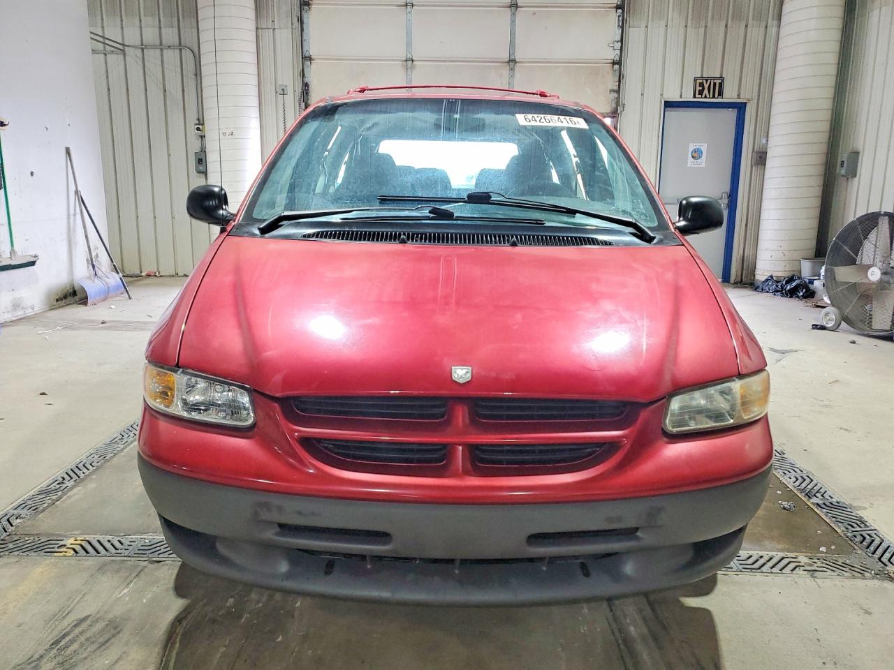 1997 Dodge Caravan Le Burgundy vin: 1B4GP55R7VB403884