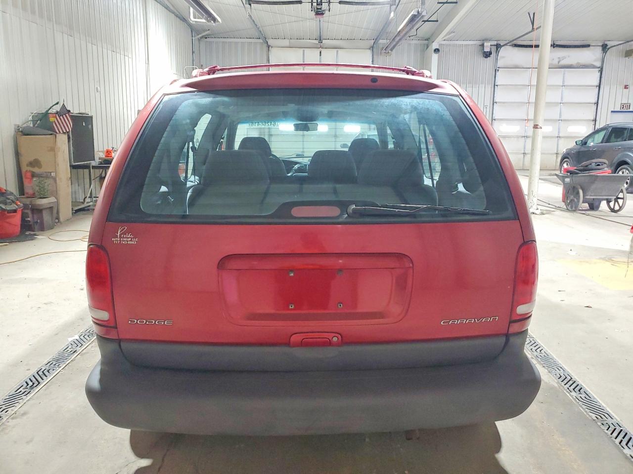 1997 Dodge Caravan Le Burgundy vin: 1B4GP55R7VB403884
