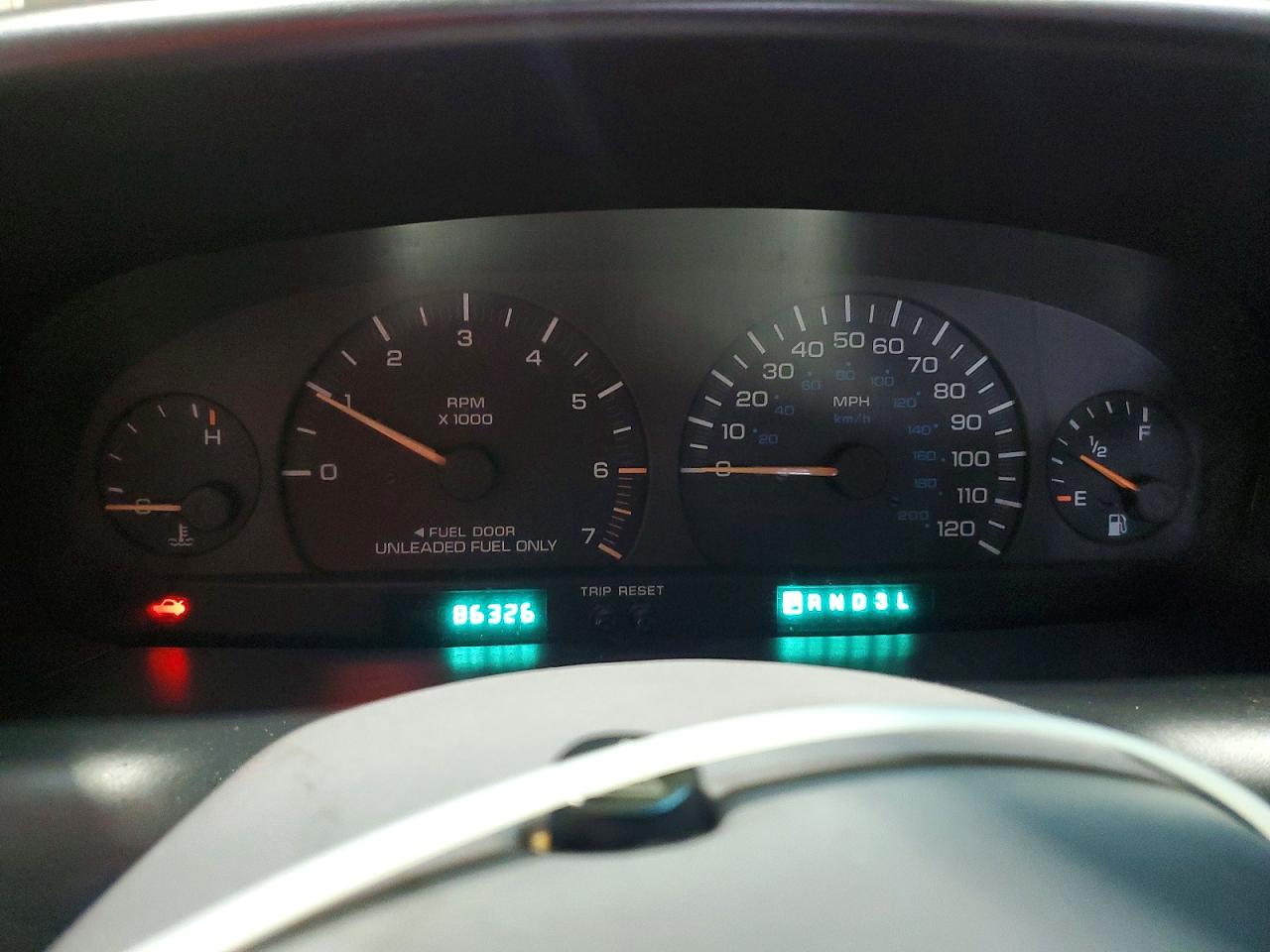 1997 Dodge Caravan Le Burgundy vin: 1B4GP55R7VB403884