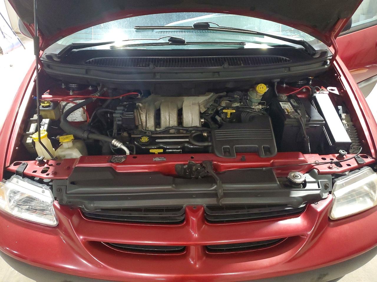 1997 Dodge Caravan Le Burgundy vin: 1B4GP55R7VB403884