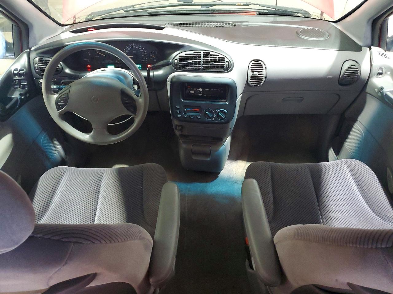 1997 Dodge Caravan Le Burgundy vin: 1B4GP55R7VB403884