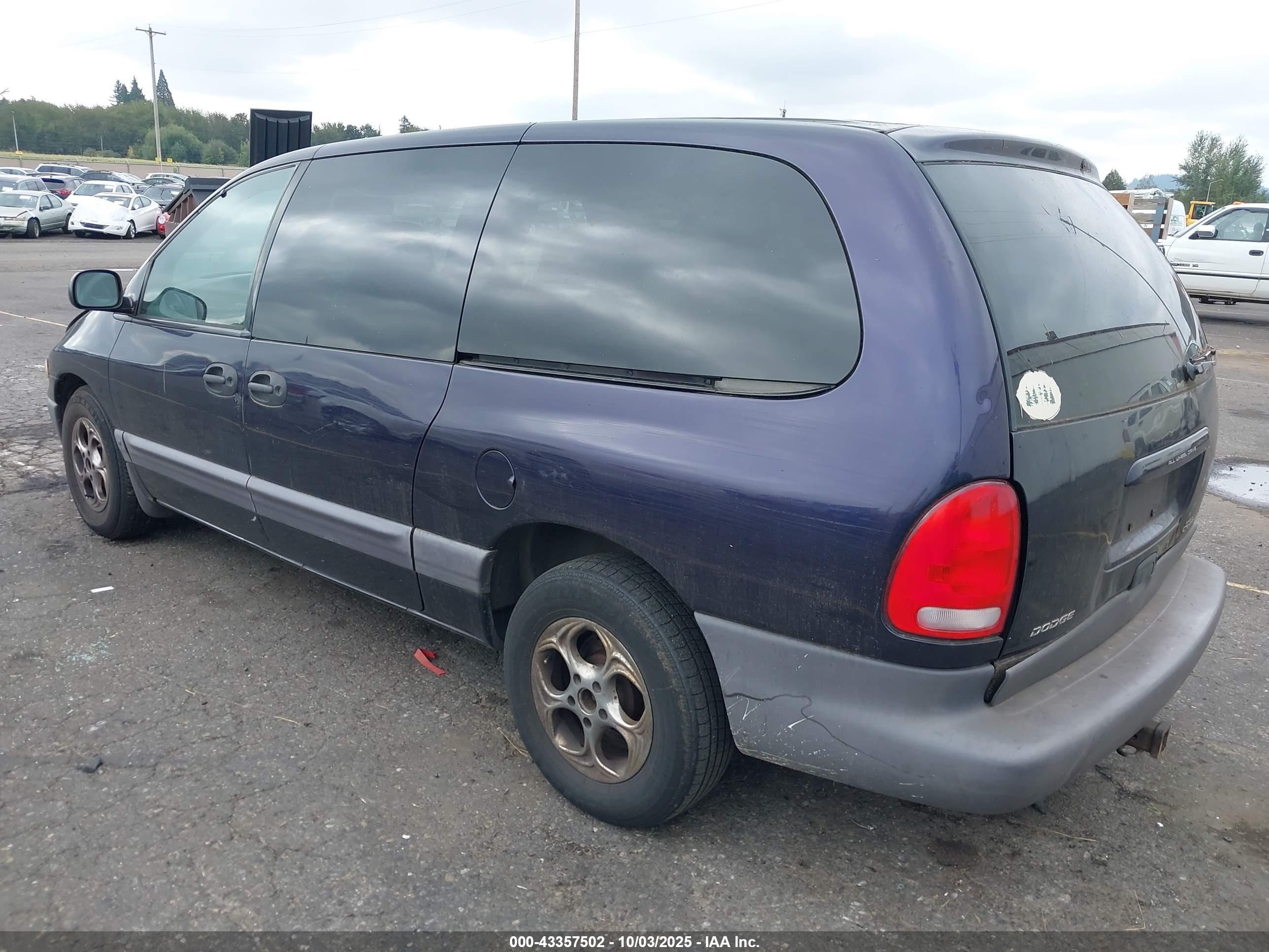 1998 Dodge Grand Caravan Se Dark Blue vin: 1B4GT44L7WB664467