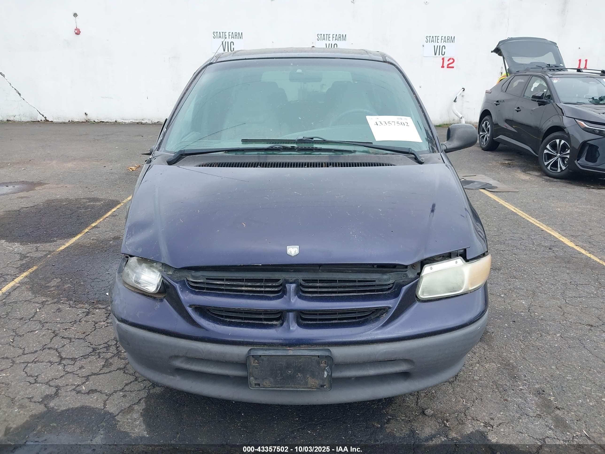1998 Dodge Grand Caravan Se Dark Blue vin: 1B4GT44L7WB664467