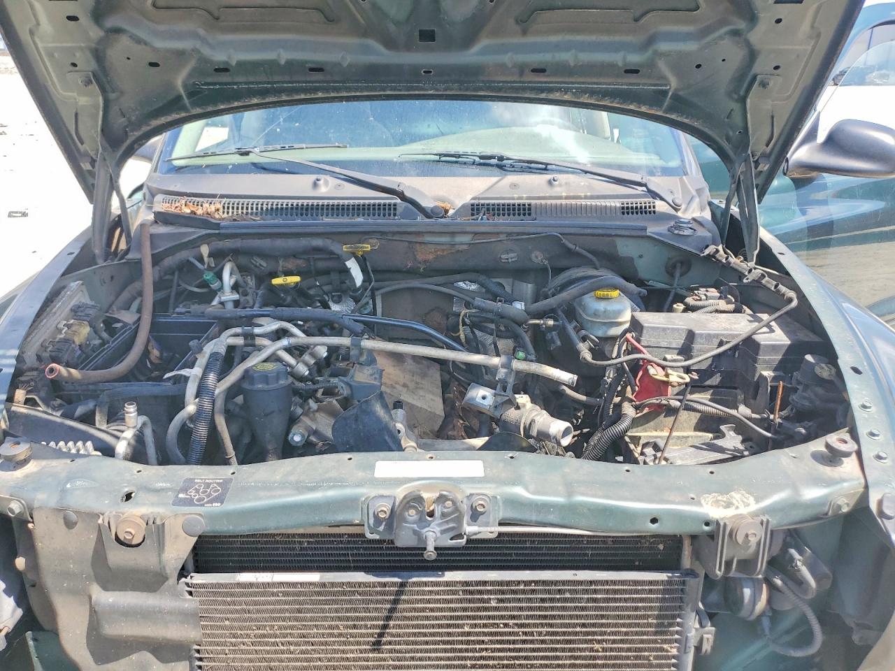2001 Dodge Durango Green vin: 1B4HR28N01F634277
