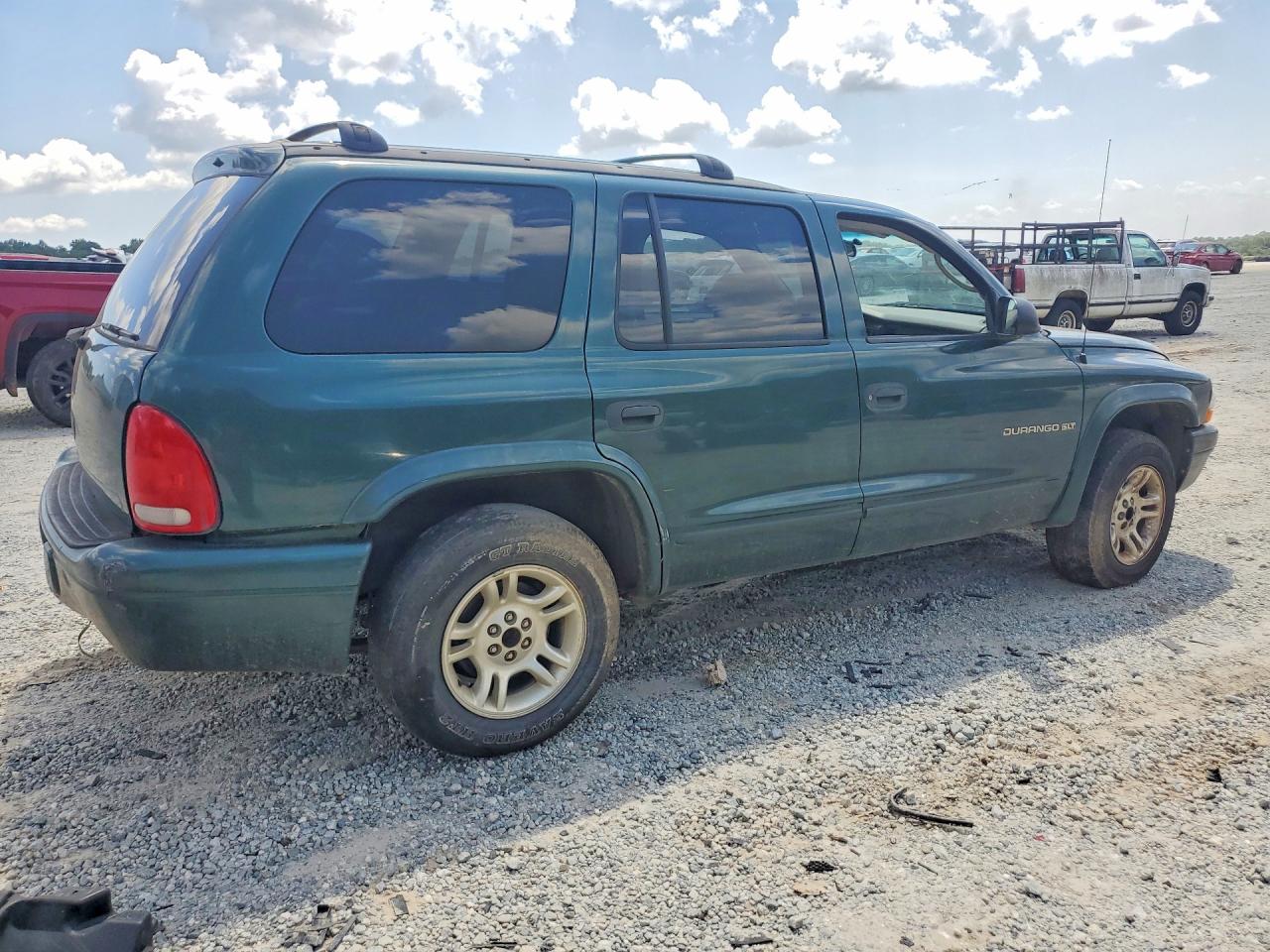 2001 Dodge Durango Green vin: 1B4HR28N01F634277