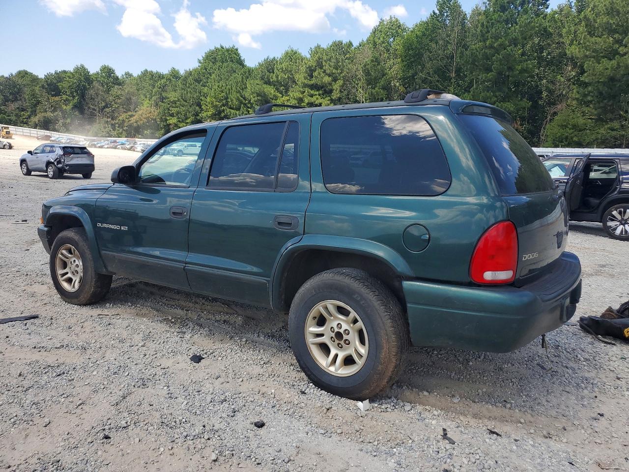 2001 Dodge Durango Green vin: 1B4HR28N01F634277