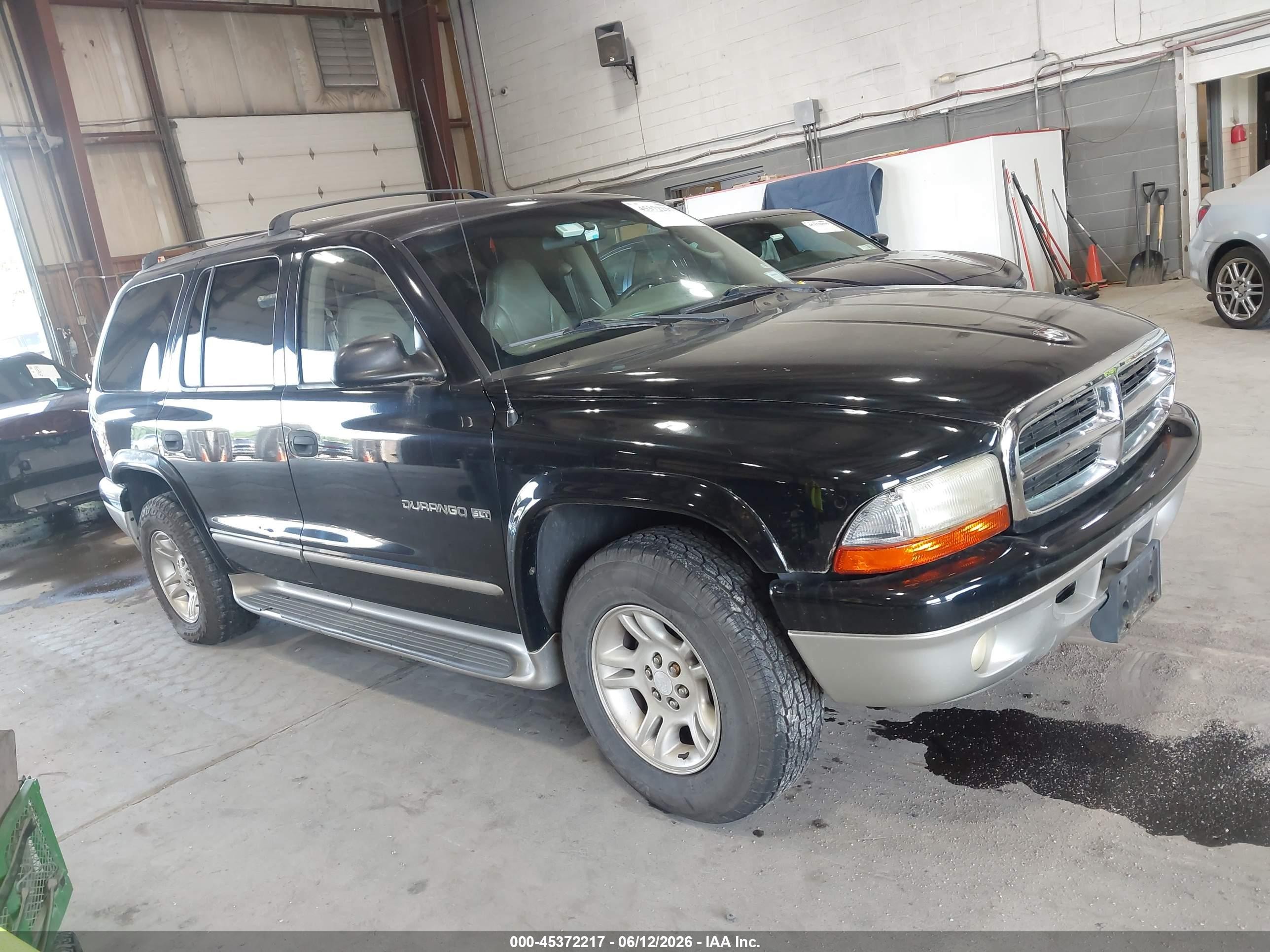 2001 Dodge Durango   Black vin: 1B4HR28N11F627919