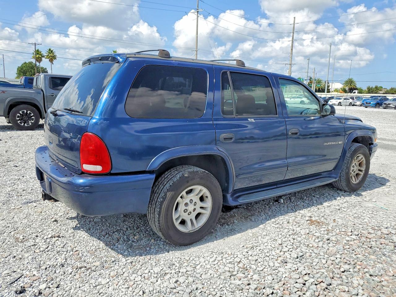 2001 Dodge Durango Blue vin: 1B4HR28N61F547029