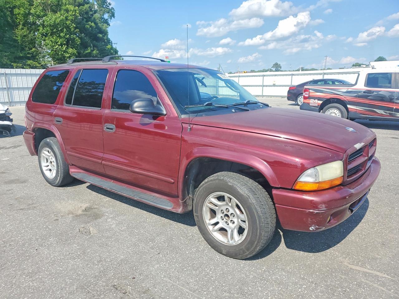 2001 Dodge Durango Burgundy vin: 1B4HR28N91F636464
