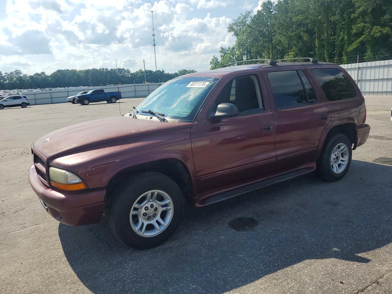 2001 Dodge Durango Burgundy vin: 1B4HR28N91F636464