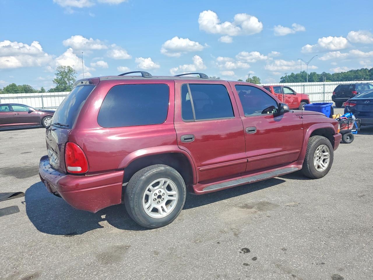 2001 Dodge Durango Burgundy vin: 1B4HR28N91F636464