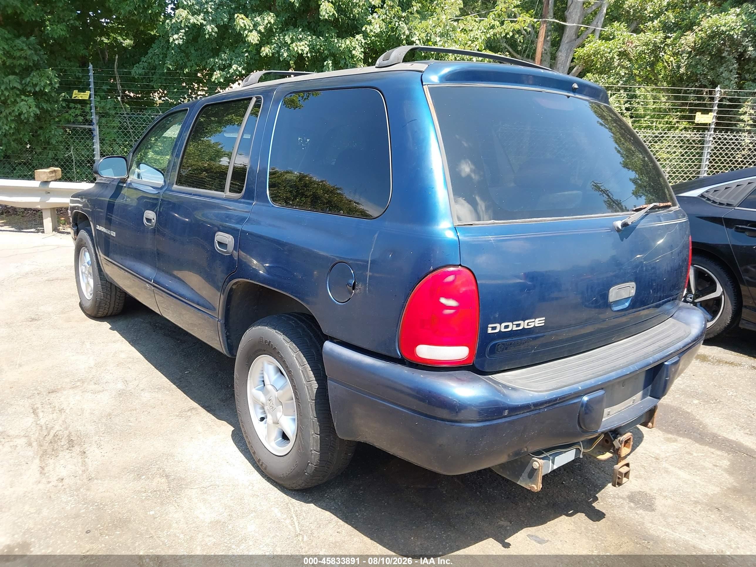 2000 Dodge Durango   Blue vin: 1B4HR28Y1YF195918