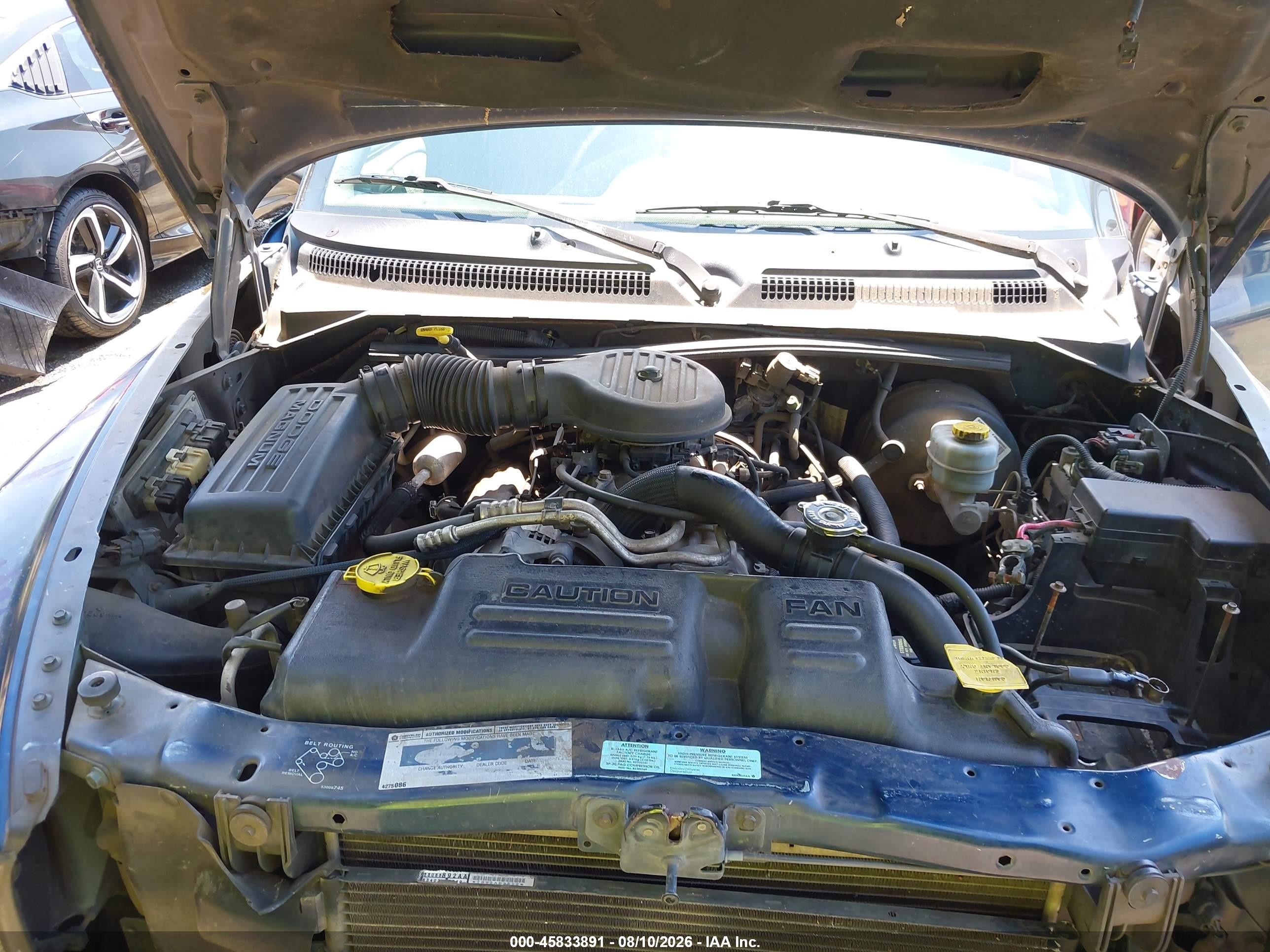 2000 Dodge Durango   Blue vin: 1B4HR28Y1YF195918
