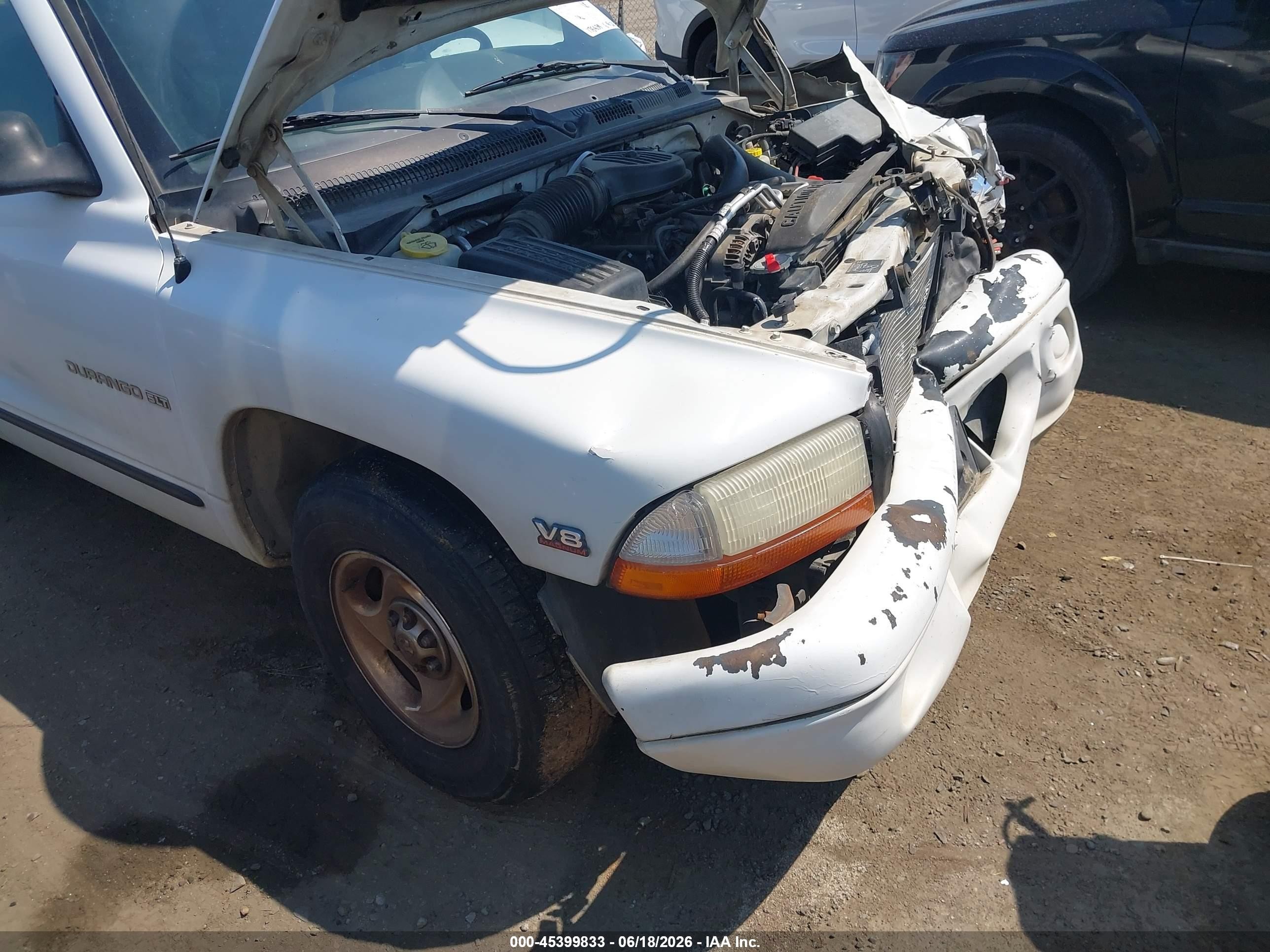 1999 Dodge Durango   White vin: 1B4HR28Y3XF524472
