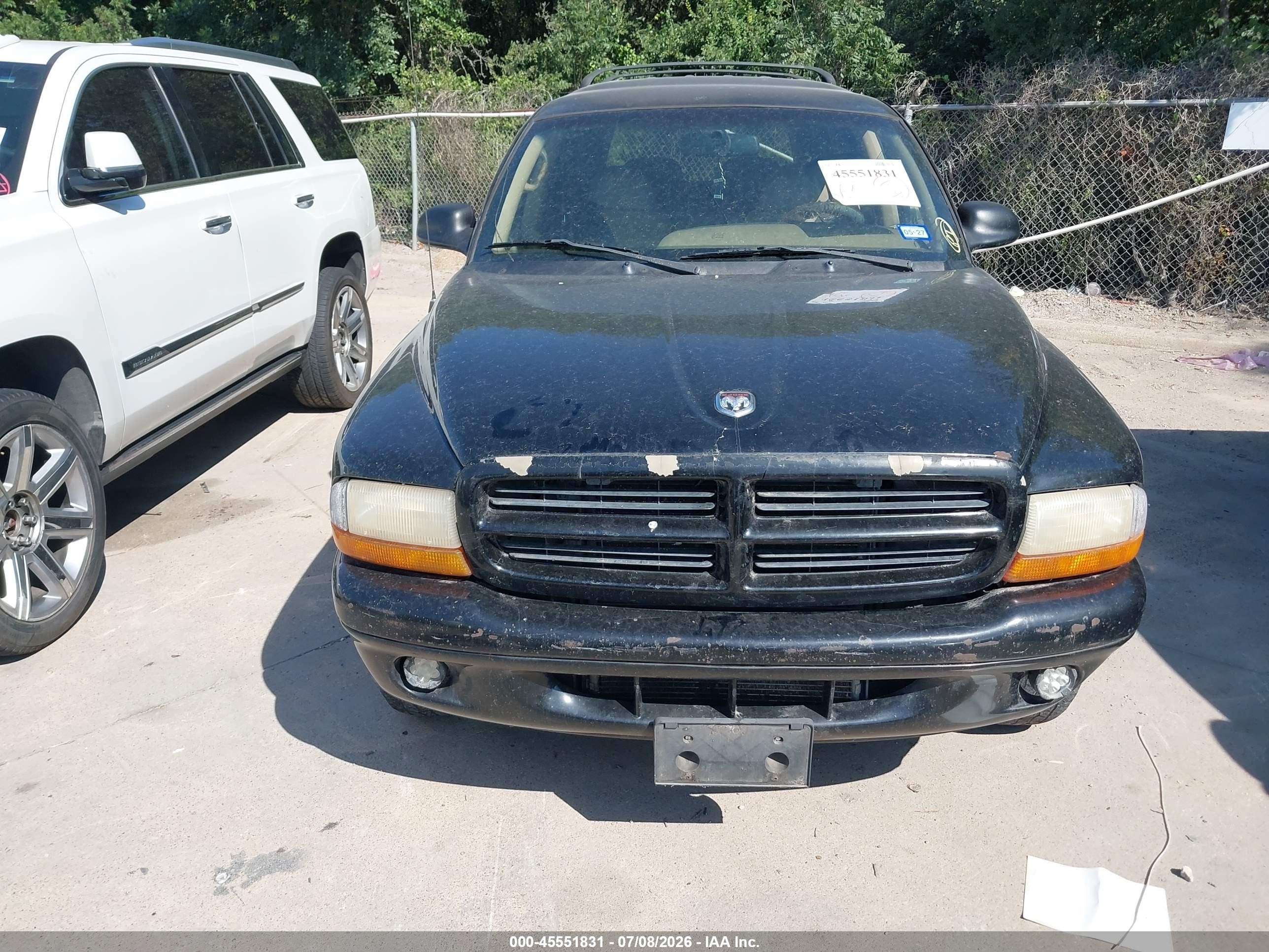 1999 Dodge Durango   Black vin: 1B4HR28Y3XF622451