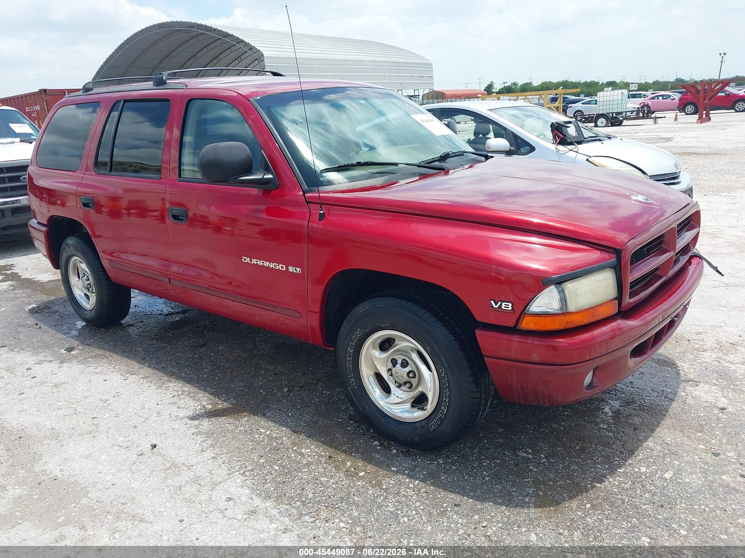 1999 Dodge Durango   Red vin: 1B4HR28Y4XF549381