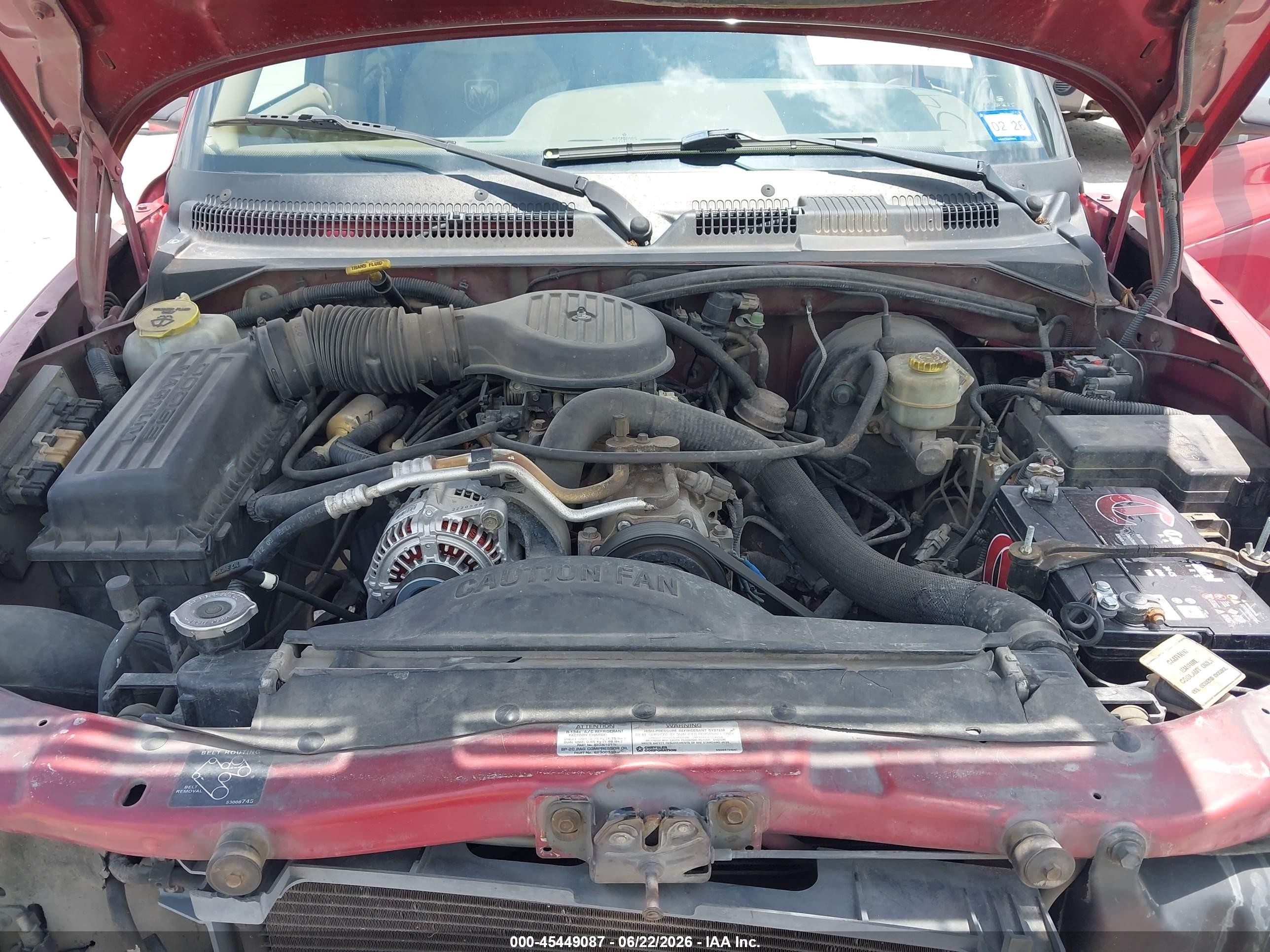 1999 Dodge Durango   Красный vin: 1B4HR28Y4XF549381