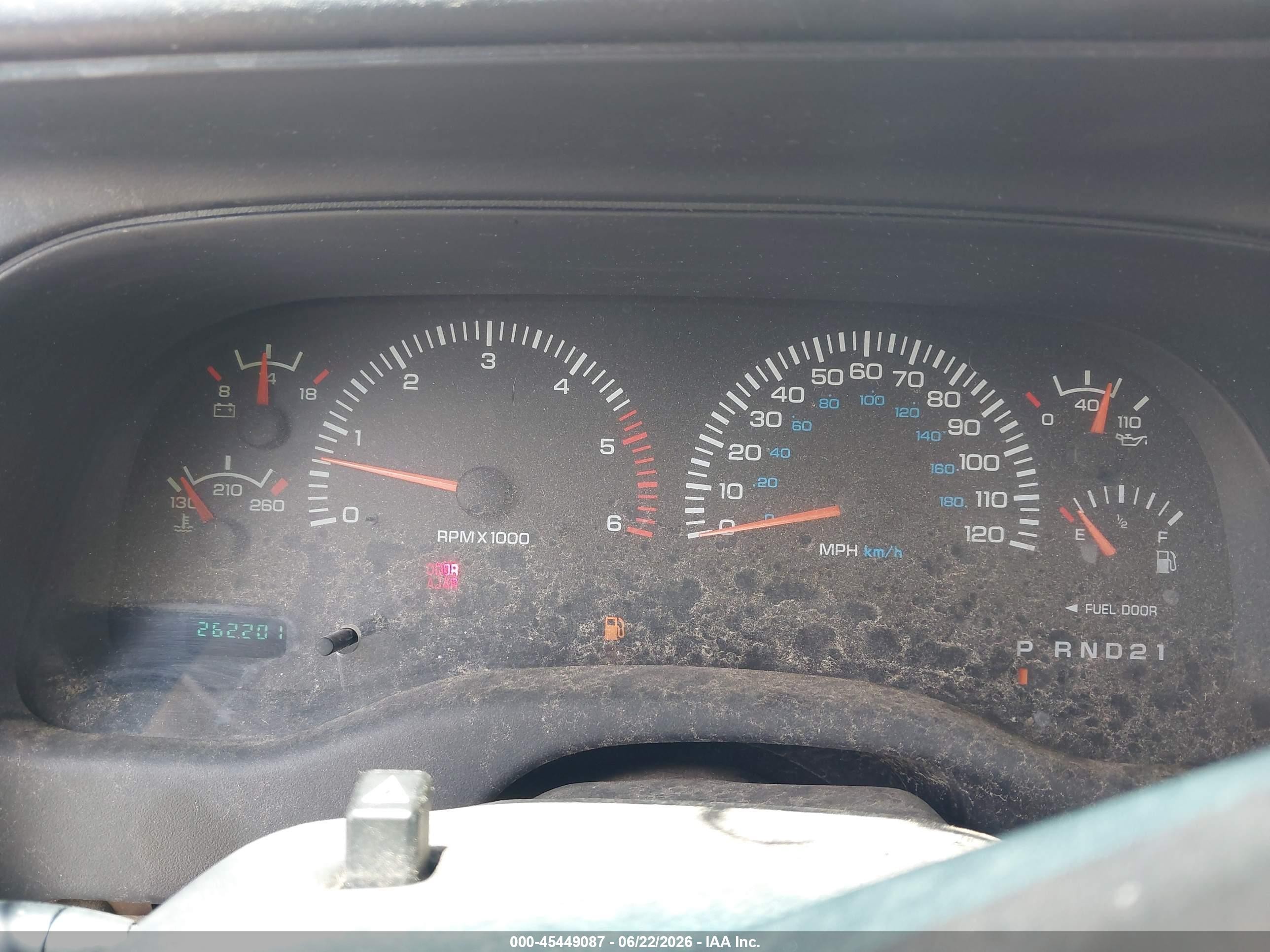 1999 Dodge Durango   Красный vin: 1B4HR28Y4XF549381