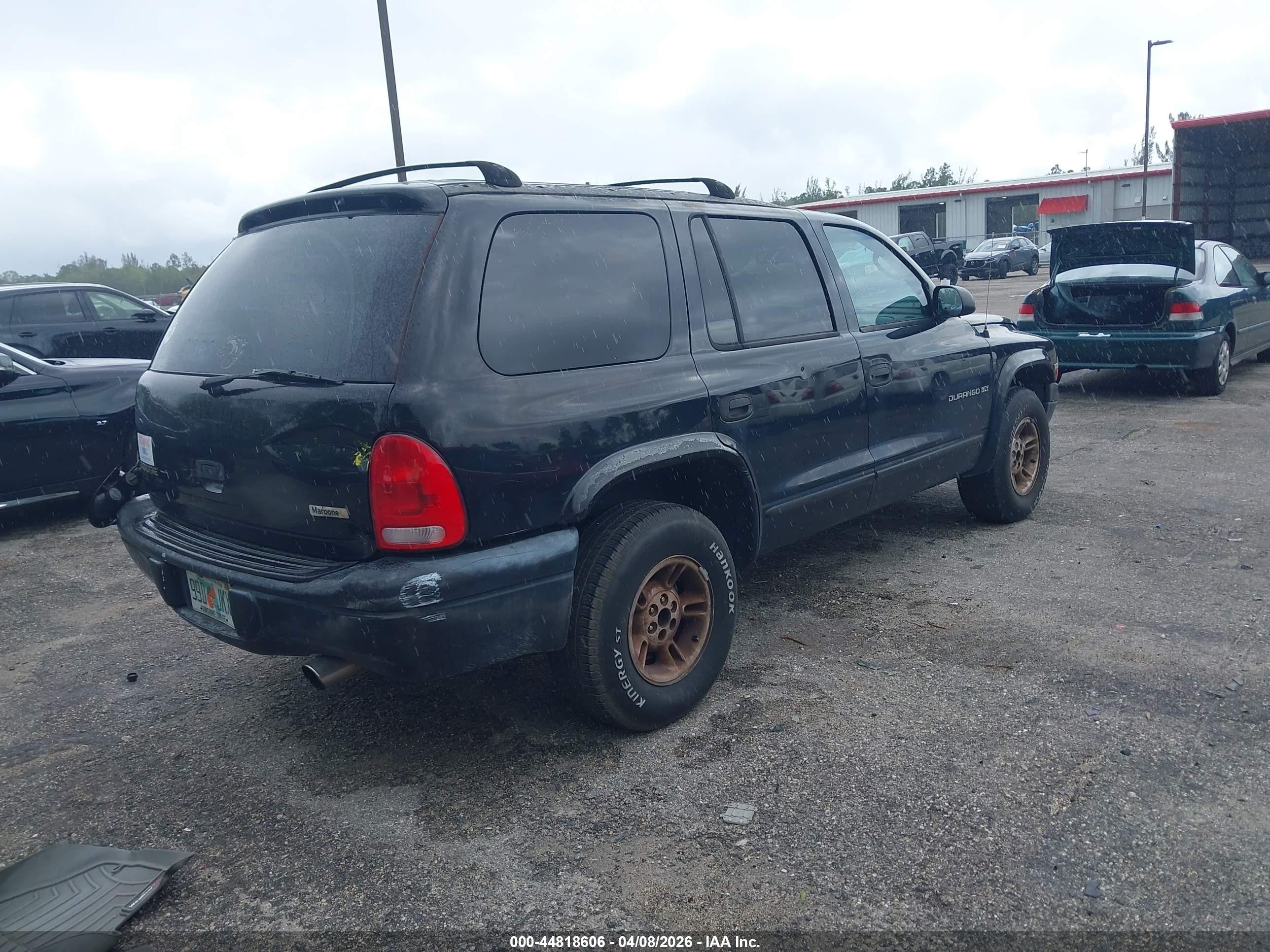 1999 Dodge Durango   Black vin: 1B4HR28Y8XF702926