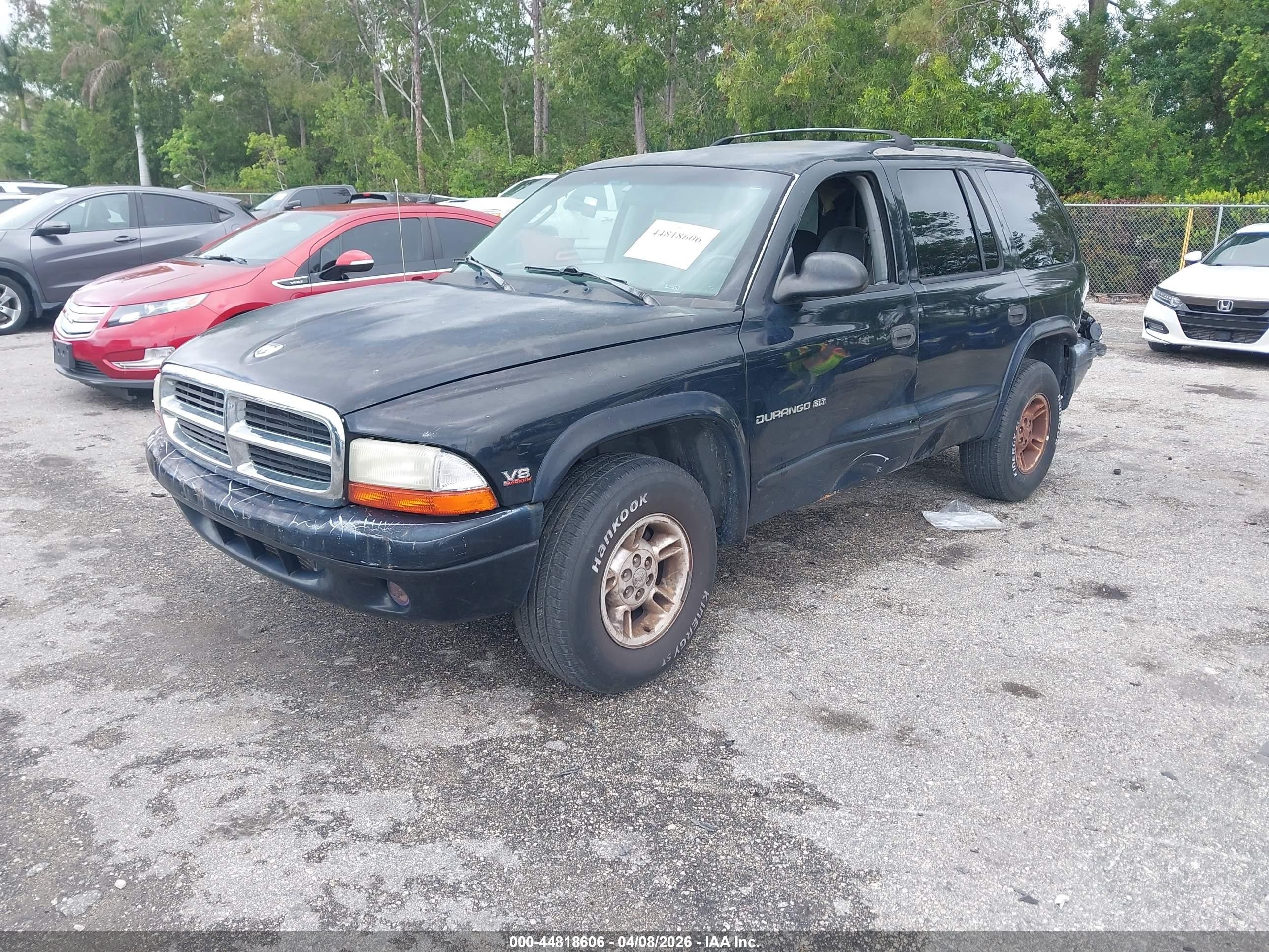 1999 Dodge Durango   Black vin: 1B4HR28Y8XF702926