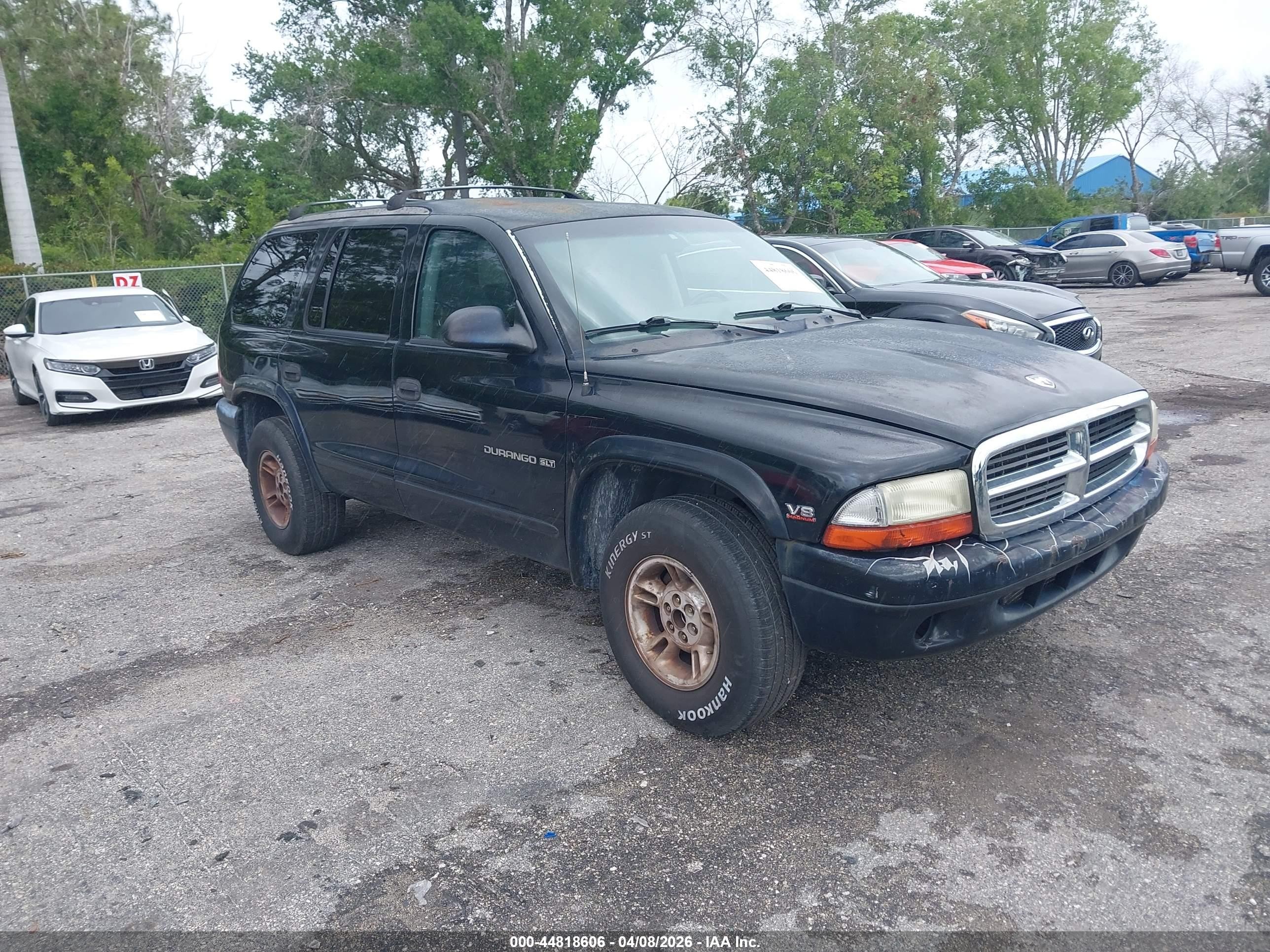 1999 Dodge Durango   Black vin: 1B4HR28Y8XF702926