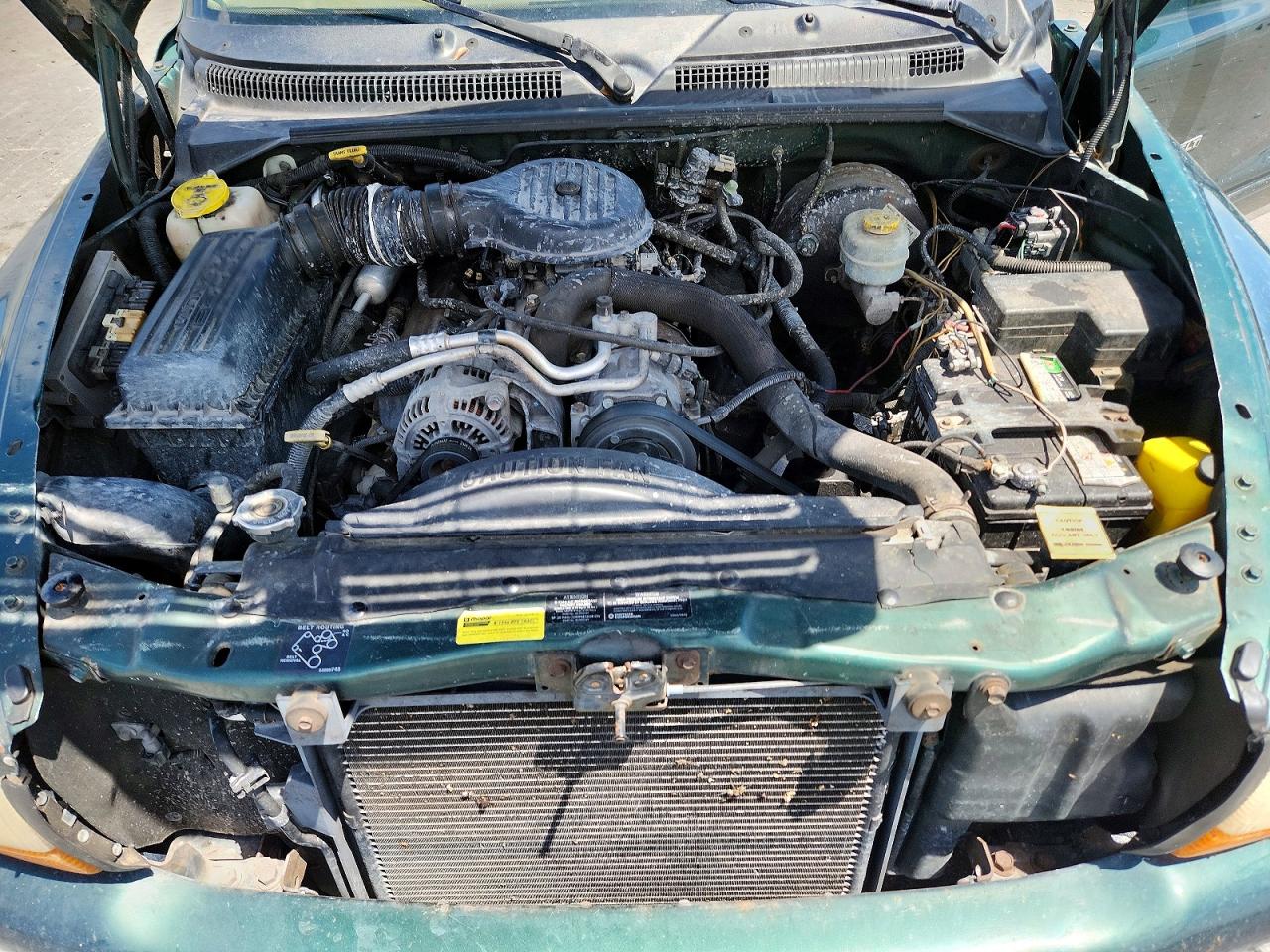 1999 Dodge Durango Green vin: 1B4HR28Y9XF672383