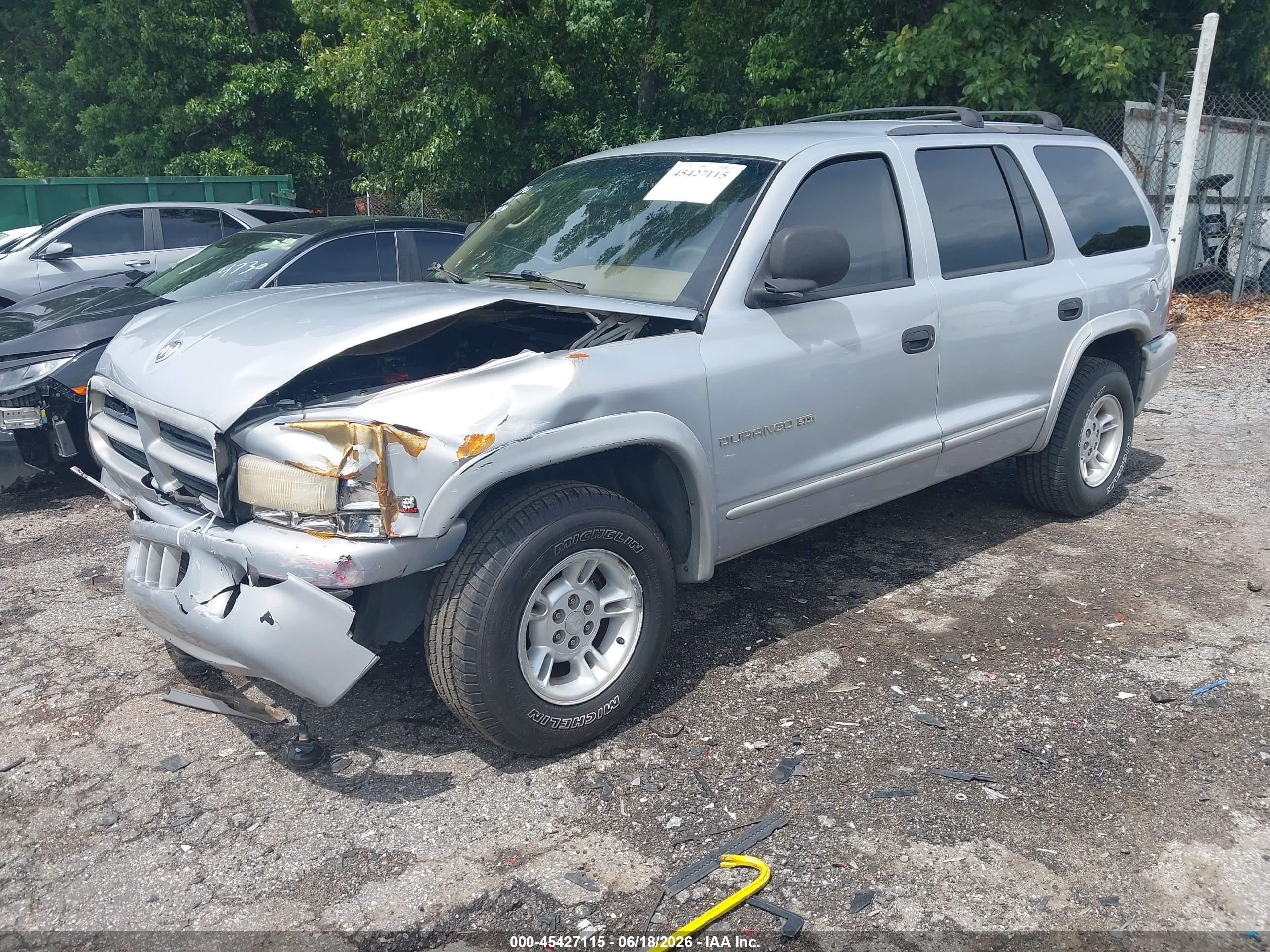 2000 Dodge Durango   Light Blue vin: 1B4HR28YXYF116987