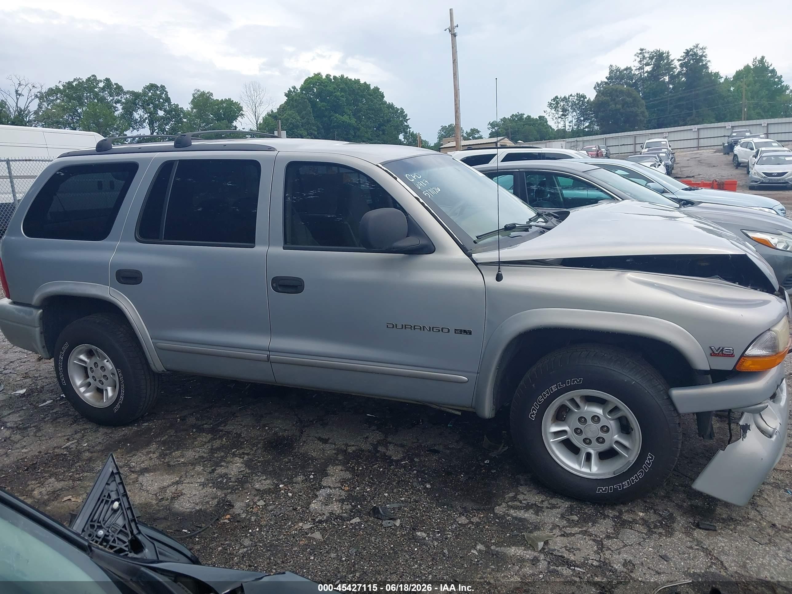 2000 Dodge Durango   Light Blue vin: 1B4HR28YXYF116987