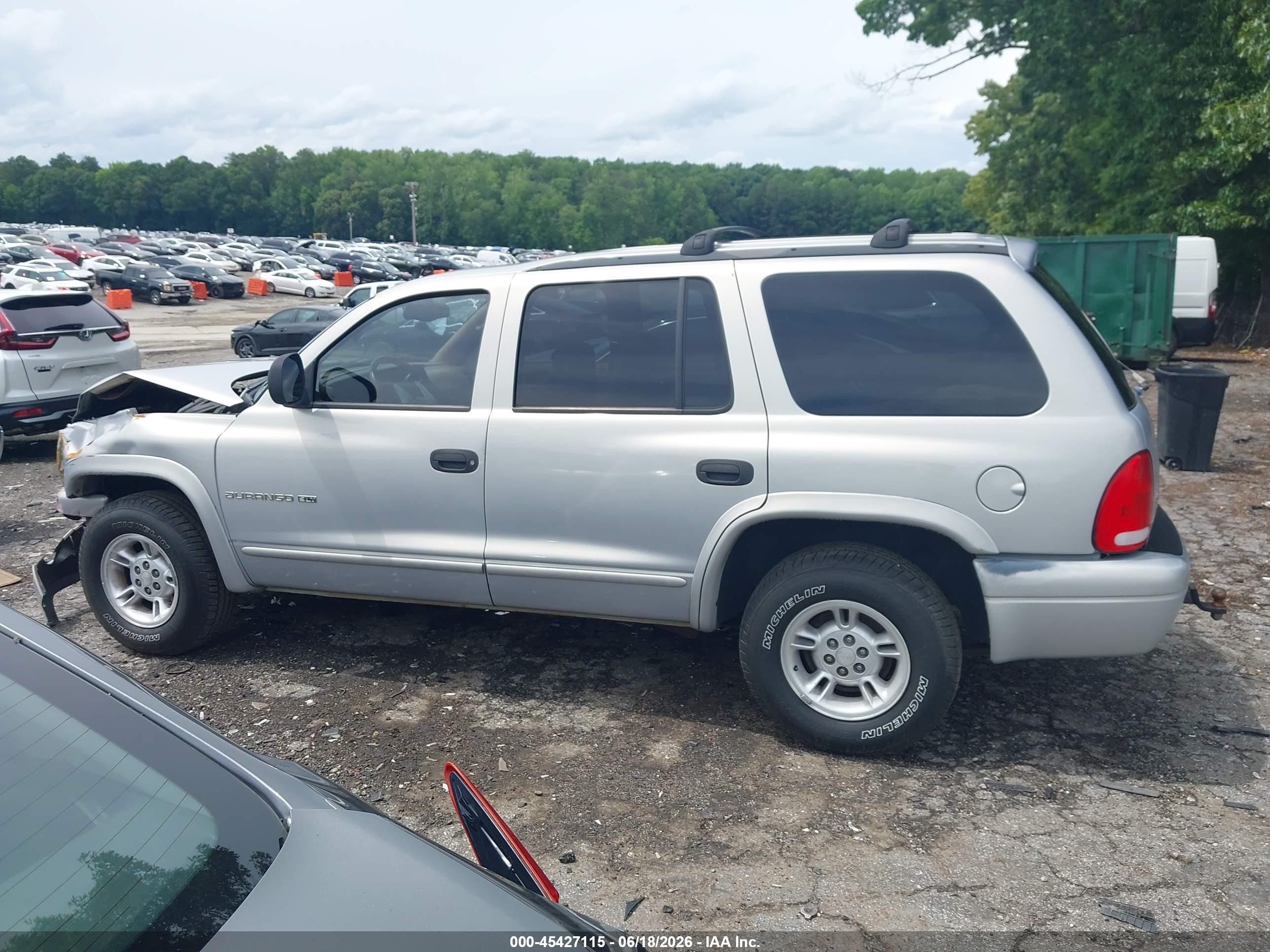 2000 Dodge Durango   Light Blue vin: 1B4HR28YXYF116987