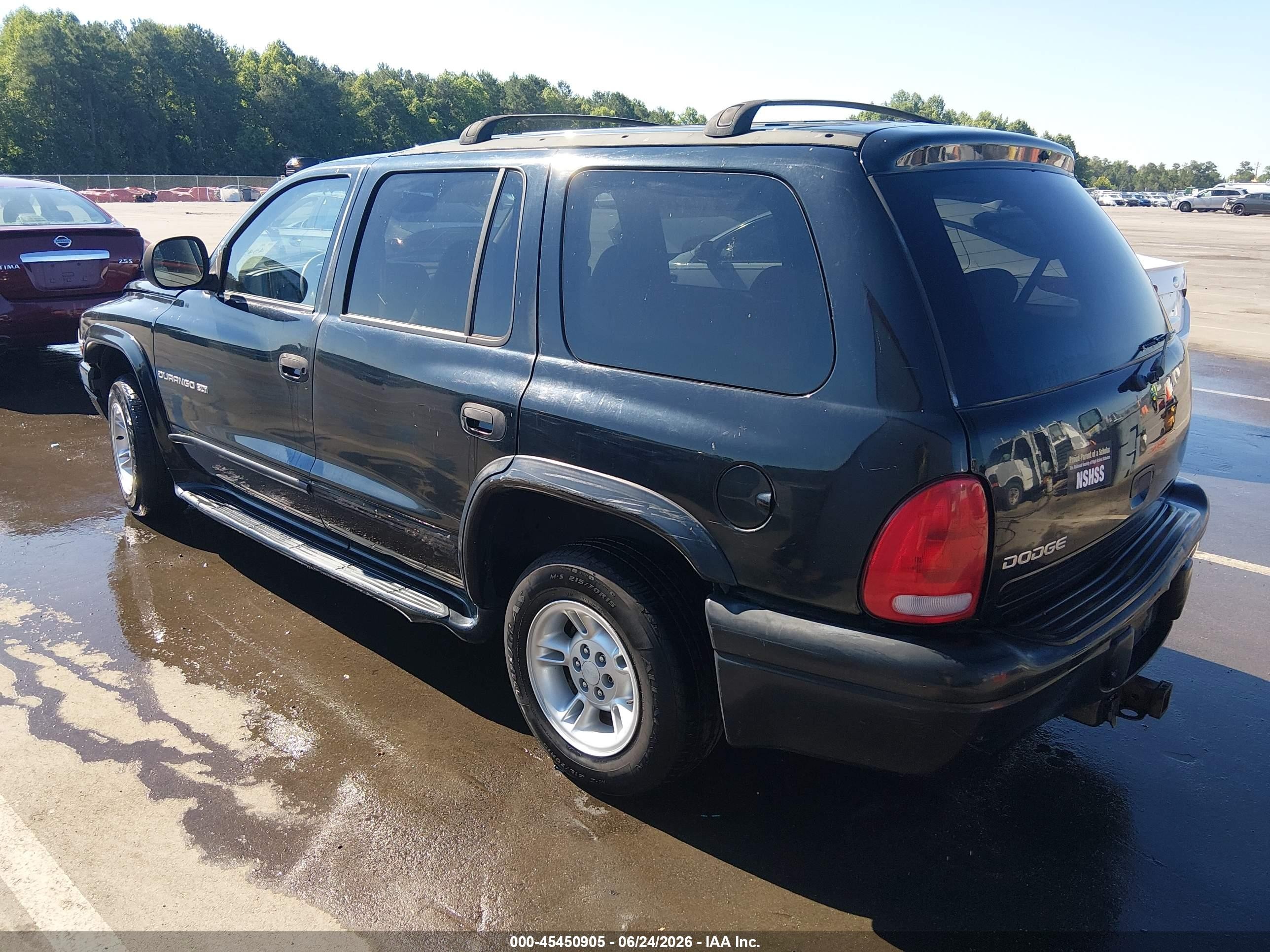 2000 Dodge Durango   Black vin: 1B4HR28Z2YF297172