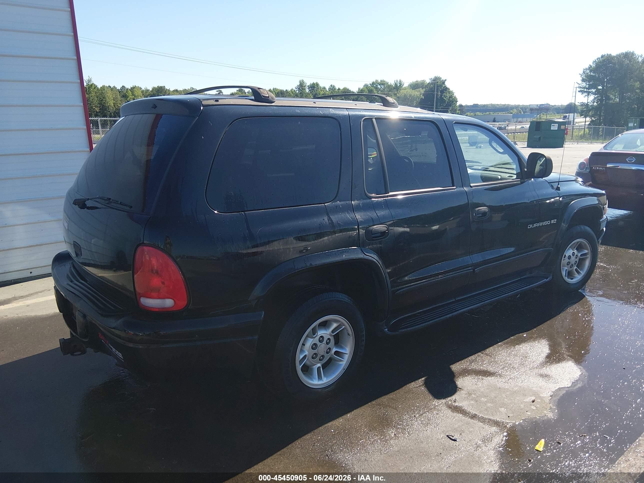 2000 Dodge Durango   Black vin: 1B4HR28Z2YF297172