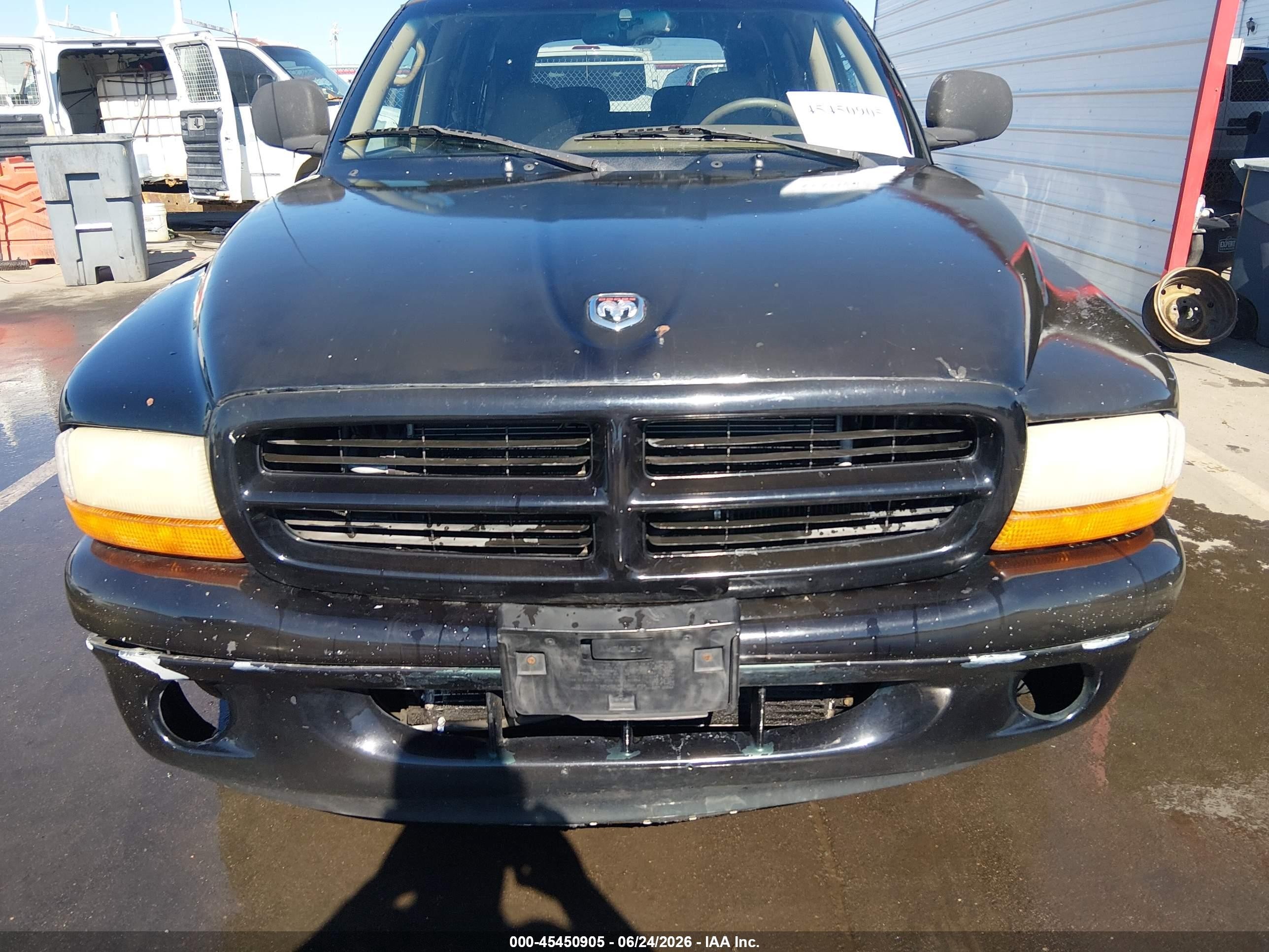 2000 Dodge Durango   Black vin: 1B4HR28Z2YF297172