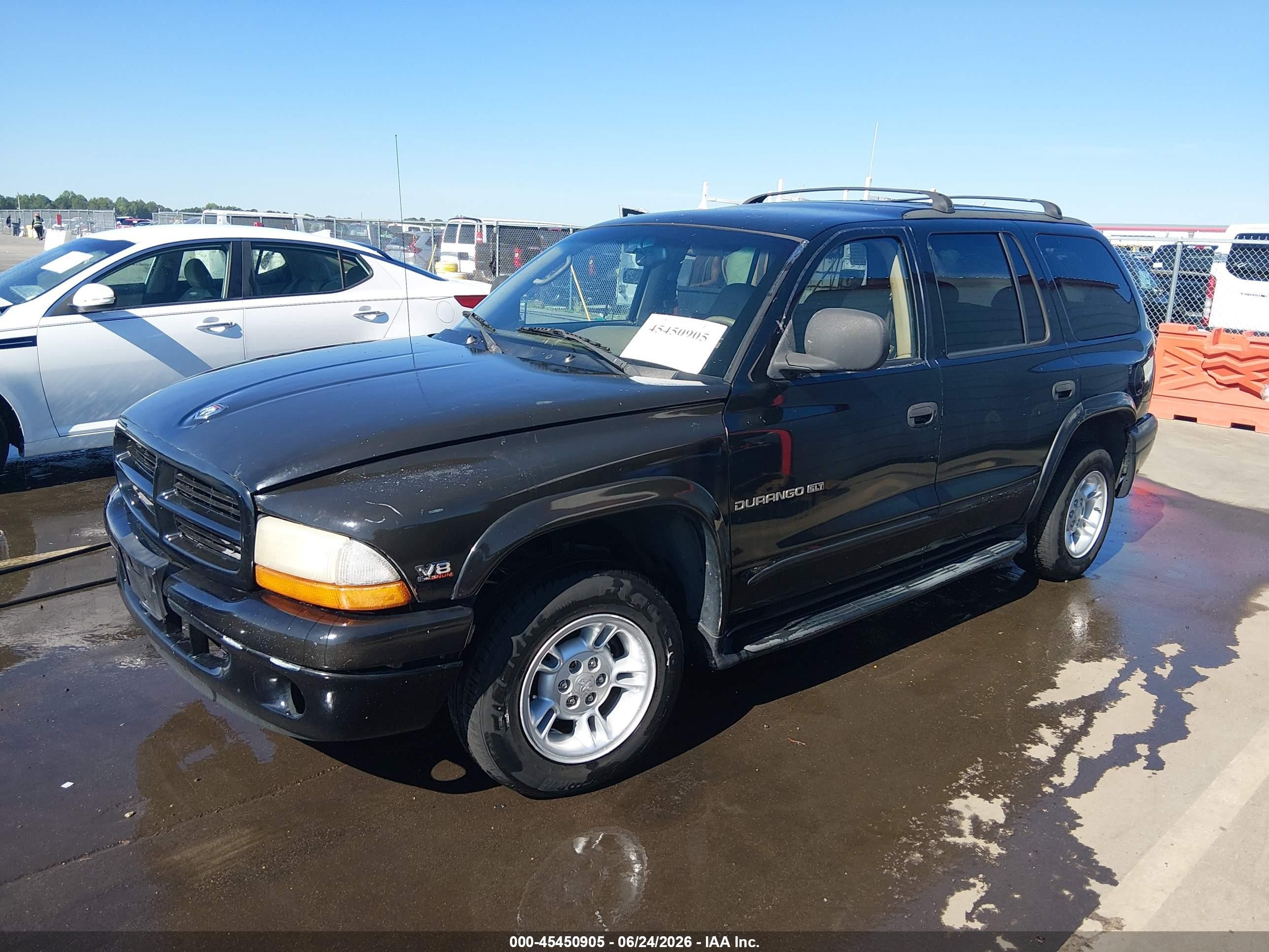 2000 Dodge Durango   Black vin: 1B4HR28Z2YF297172