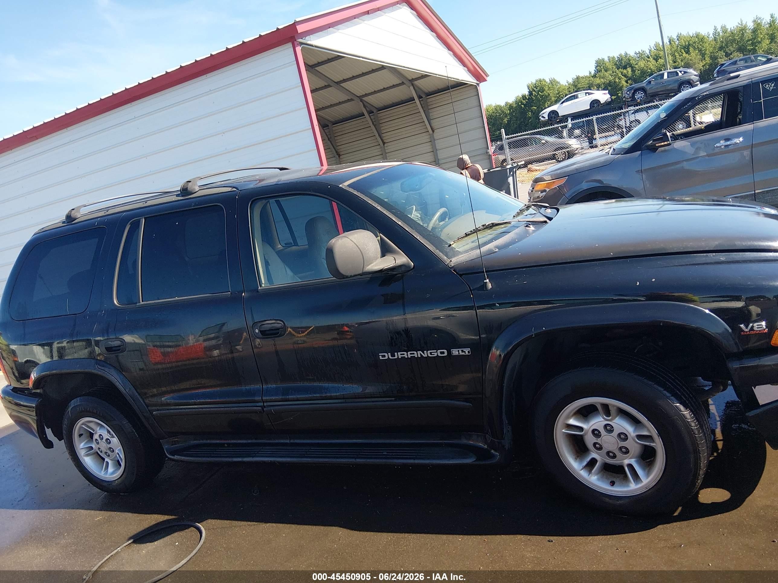 2000 Dodge Durango   Black vin: 1B4HR28Z2YF297172
