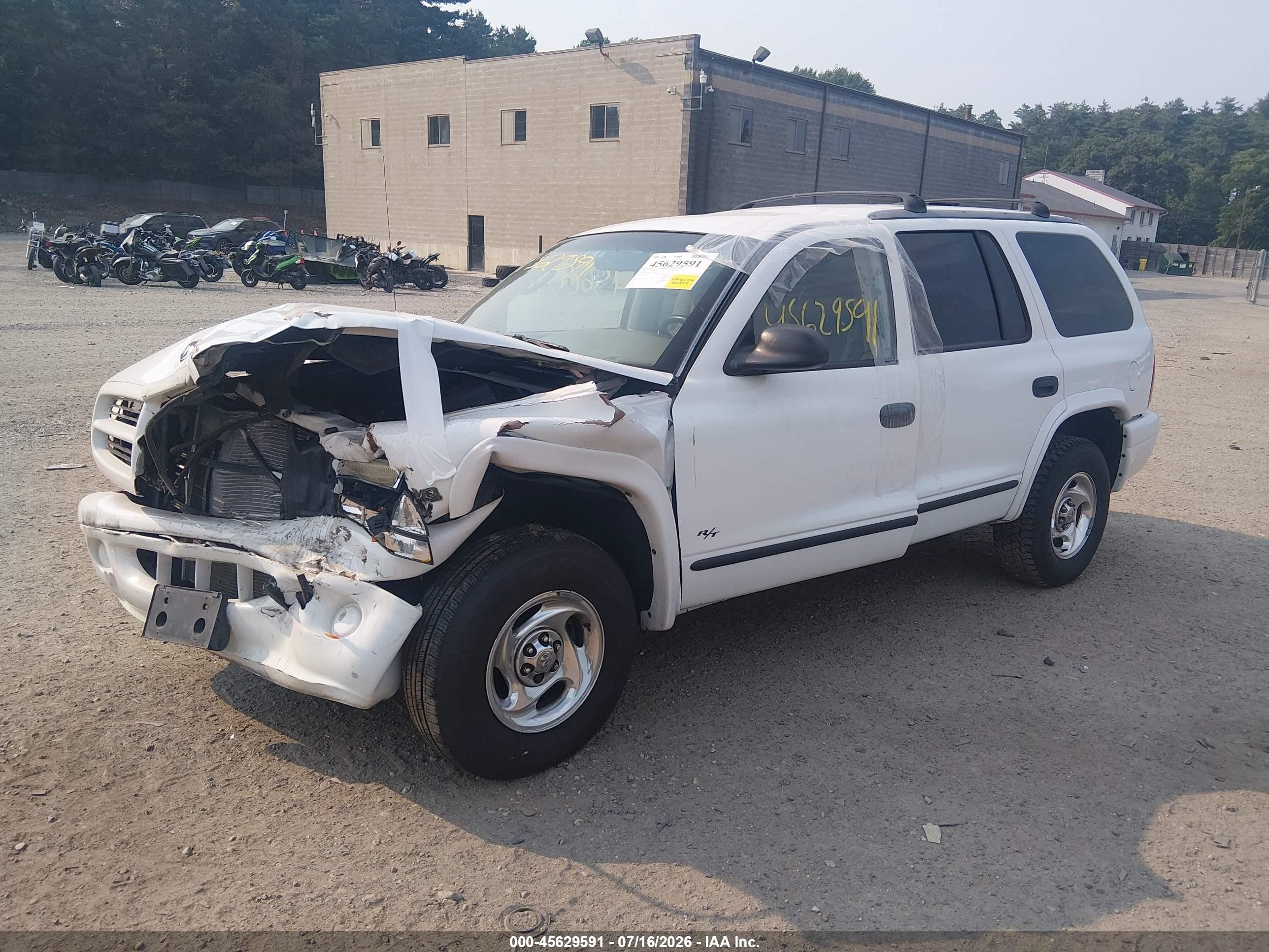 1999 Dodge Durango   White vin: 1B4HR28Z4XF710918