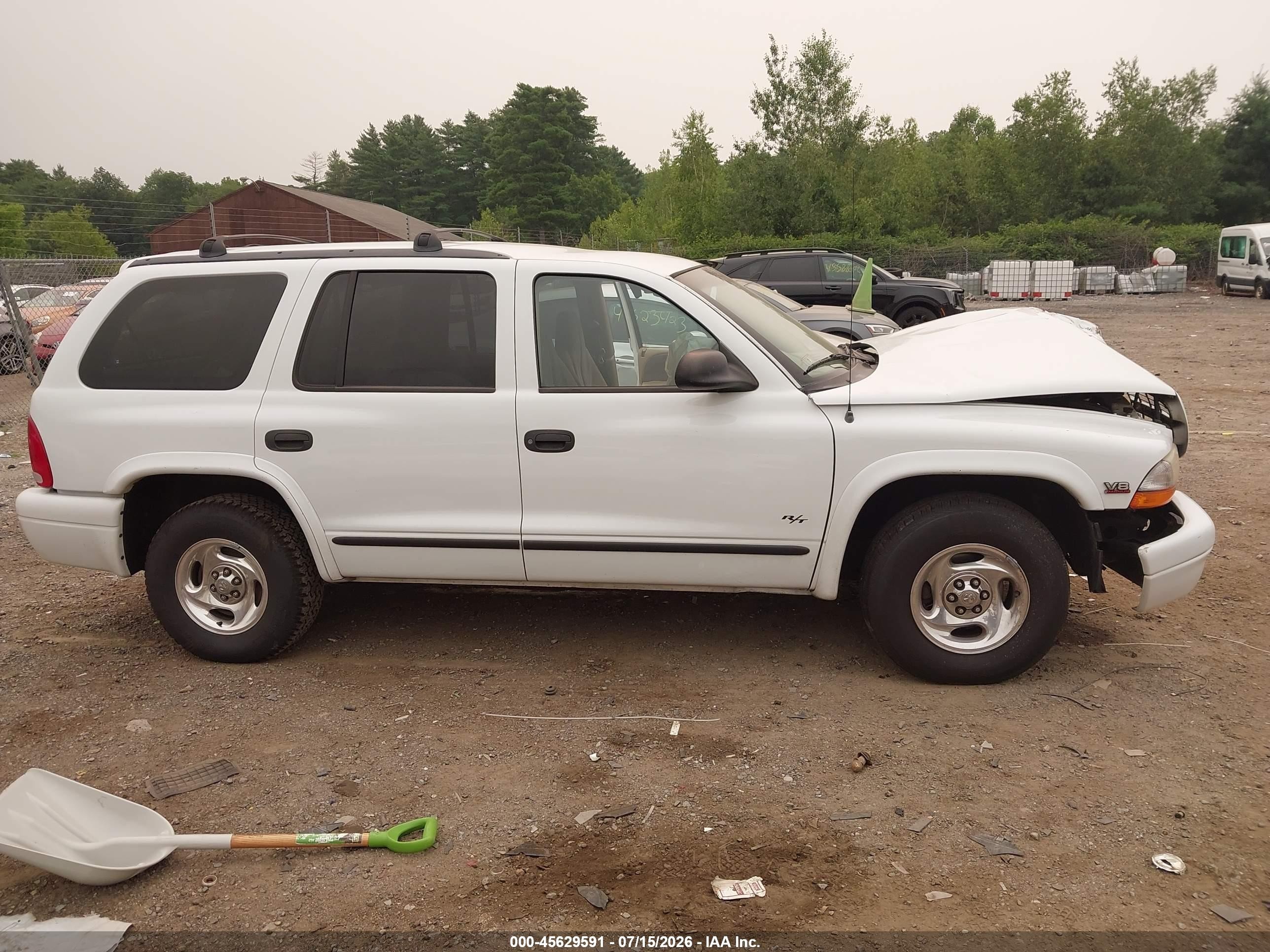 1999 Dodge Durango   White vin: 1B4HR28Z4XF710918