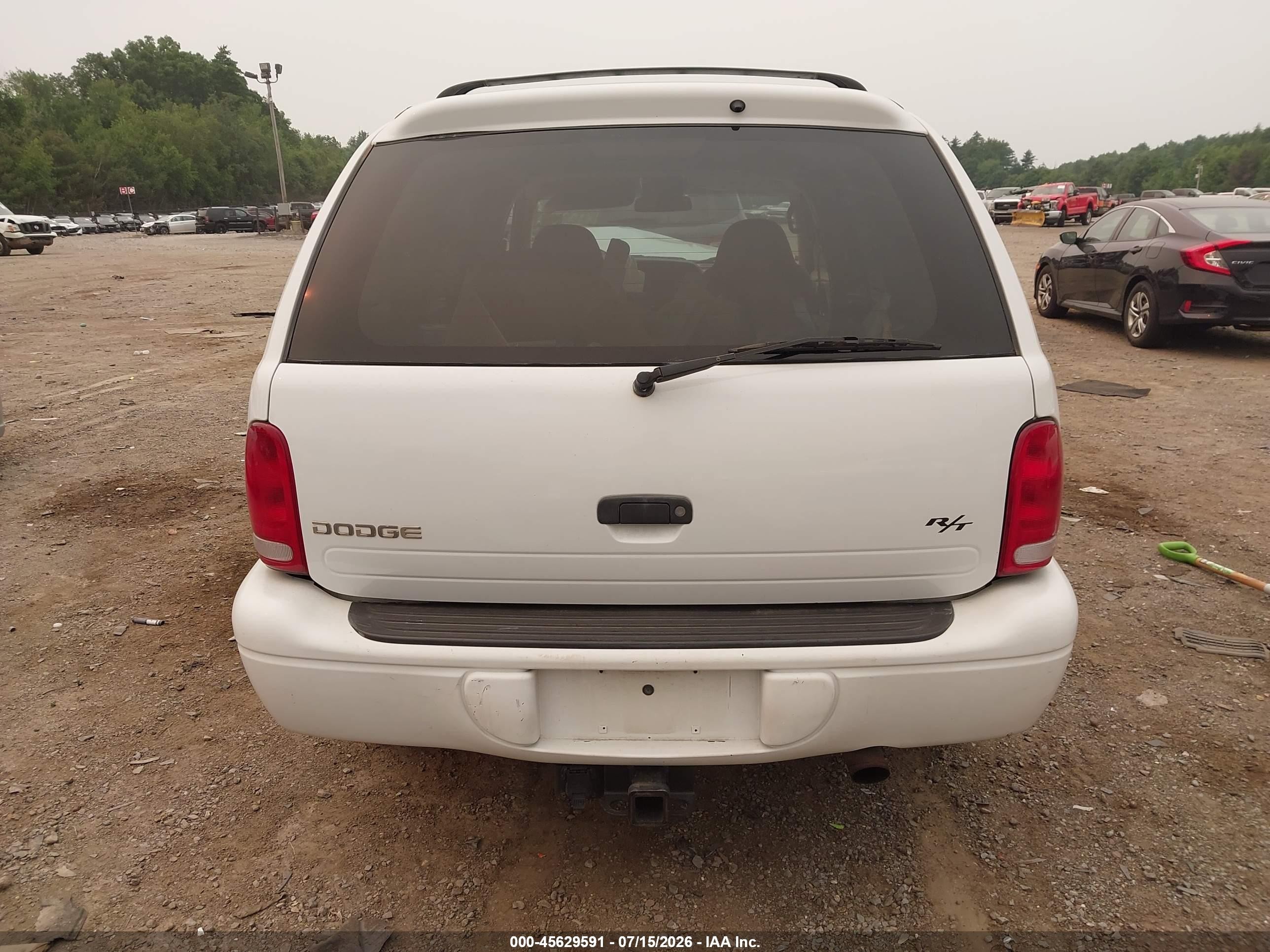 1999 Dodge Durango   White vin: 1B4HR28Z4XF710918