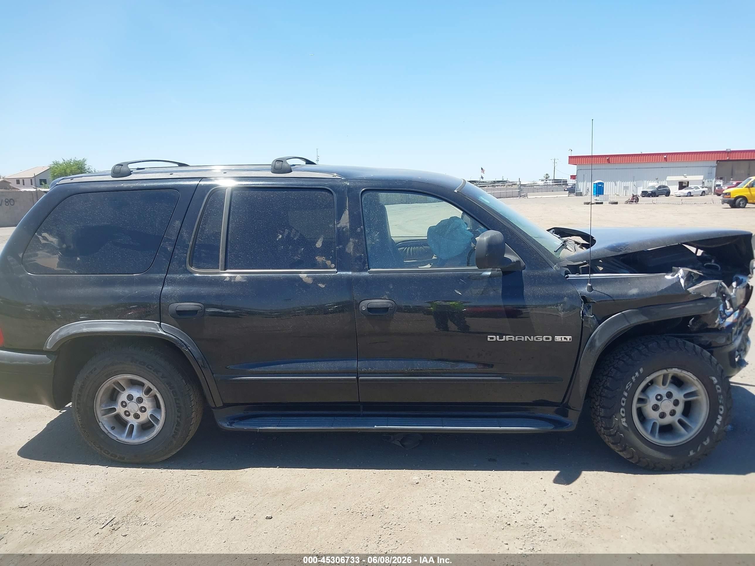 2000 Dodge Durango   Black vin: 1B4HR28Z7YF299838