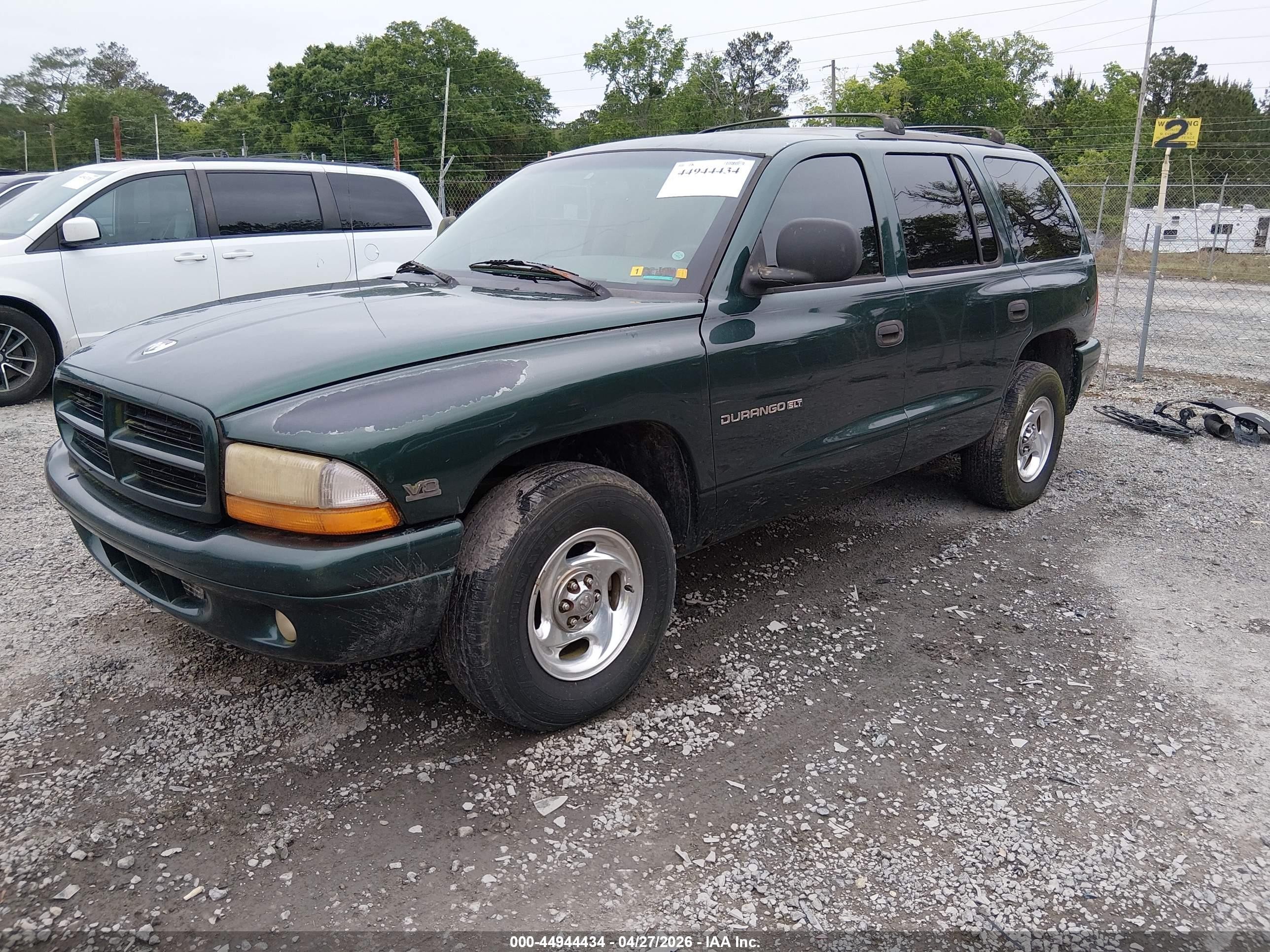 1999 Dodge Durango   Зеленый vin: 1B4HR28ZXXF545697